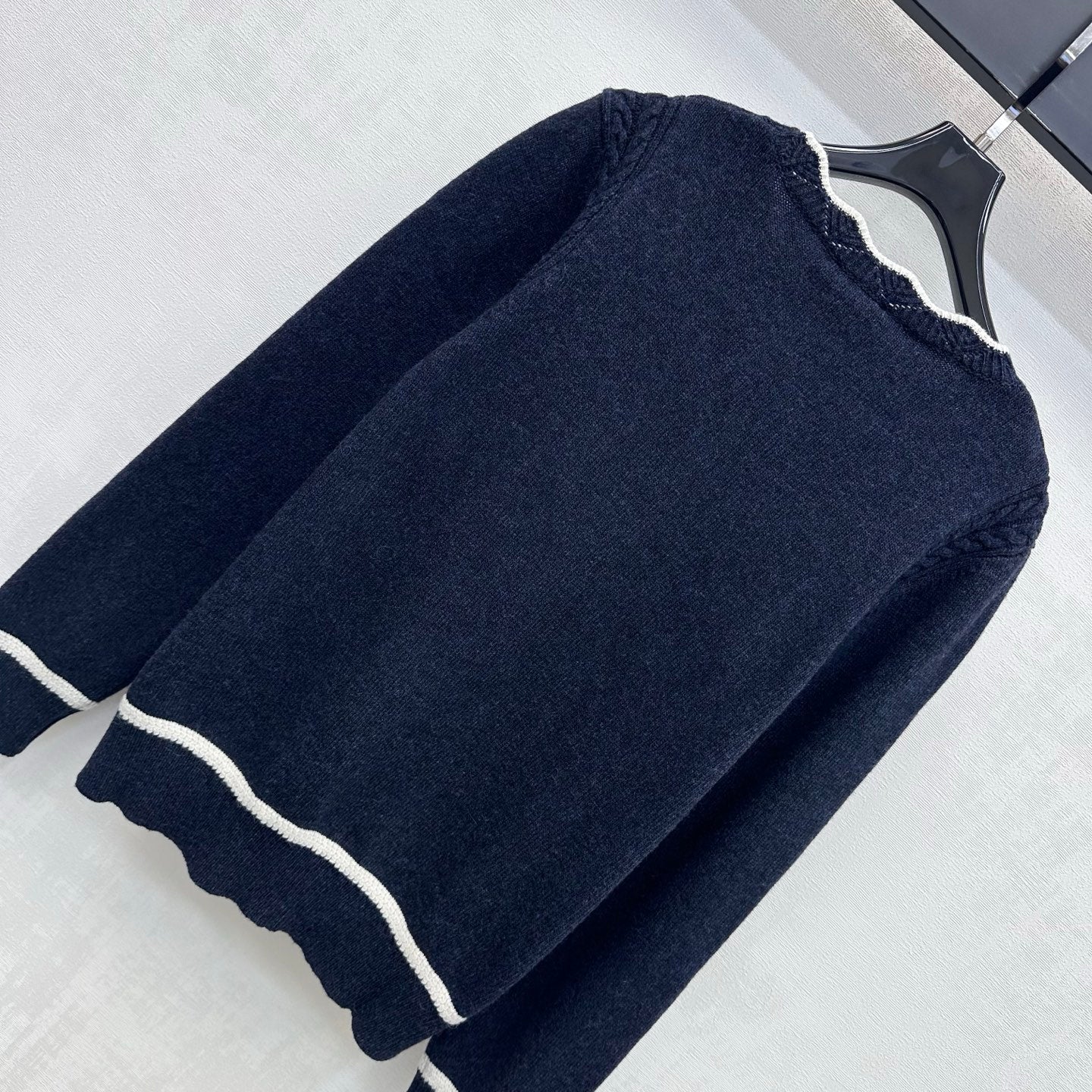 CC 26s Long-Sleeved Top Navy Blue Wool 421304