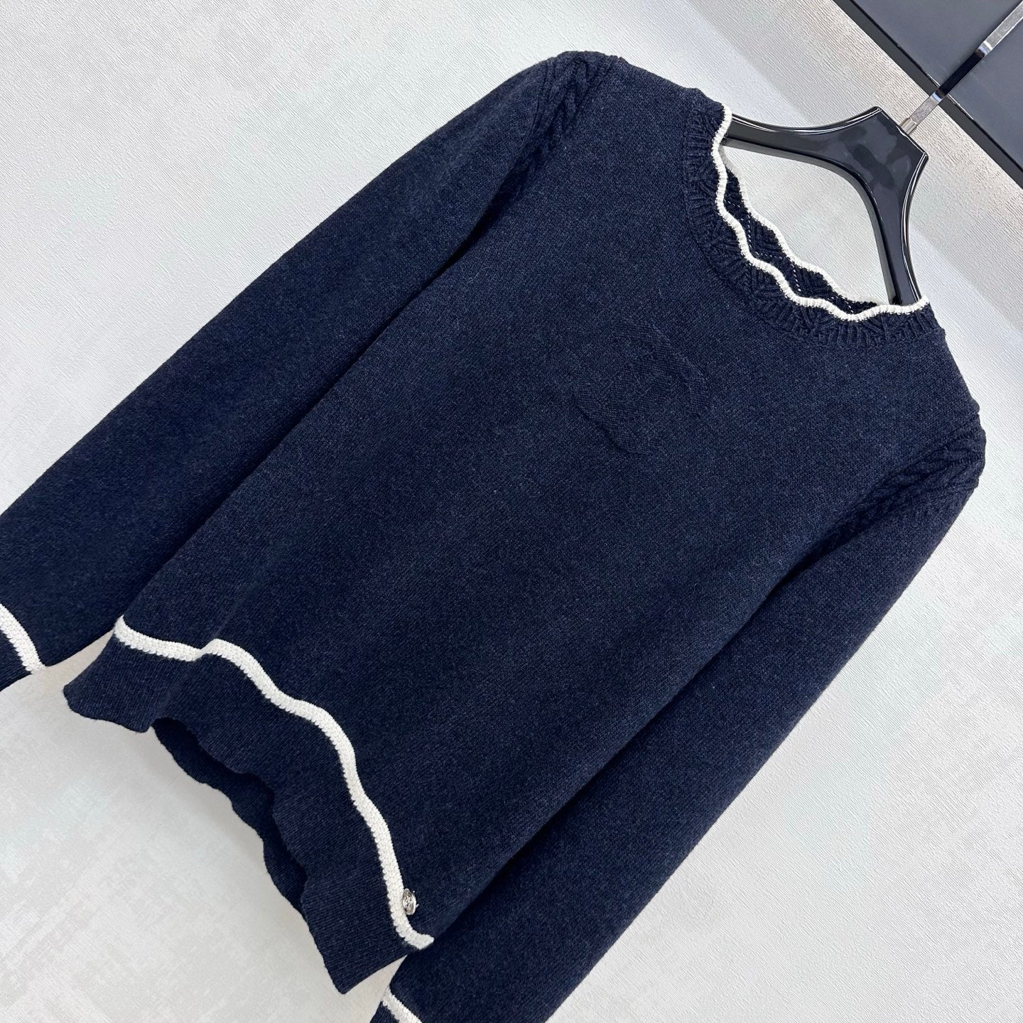 CC 26s Long-Sleeved Top Navy Blue Wool 421304