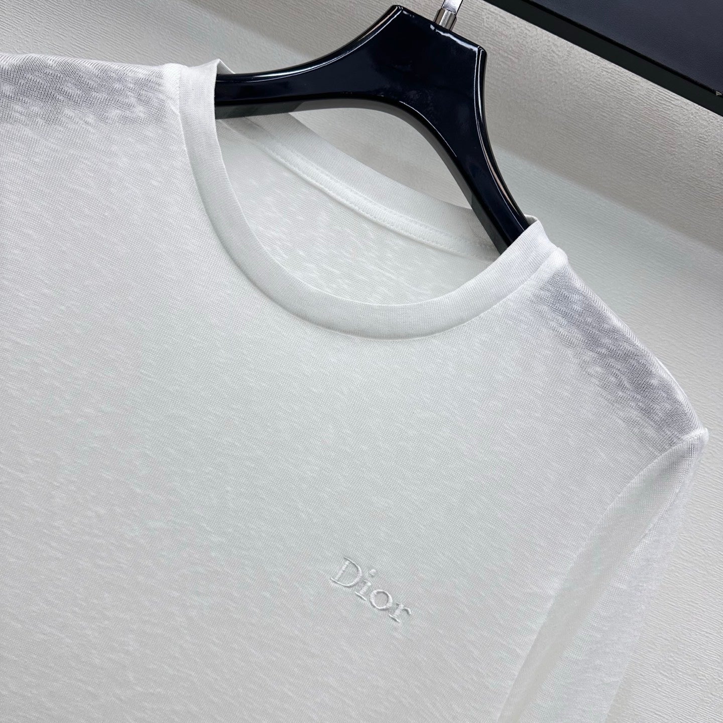 CD 26s Embroidered Slim Fit Long-Sleeve White Cotton 422620