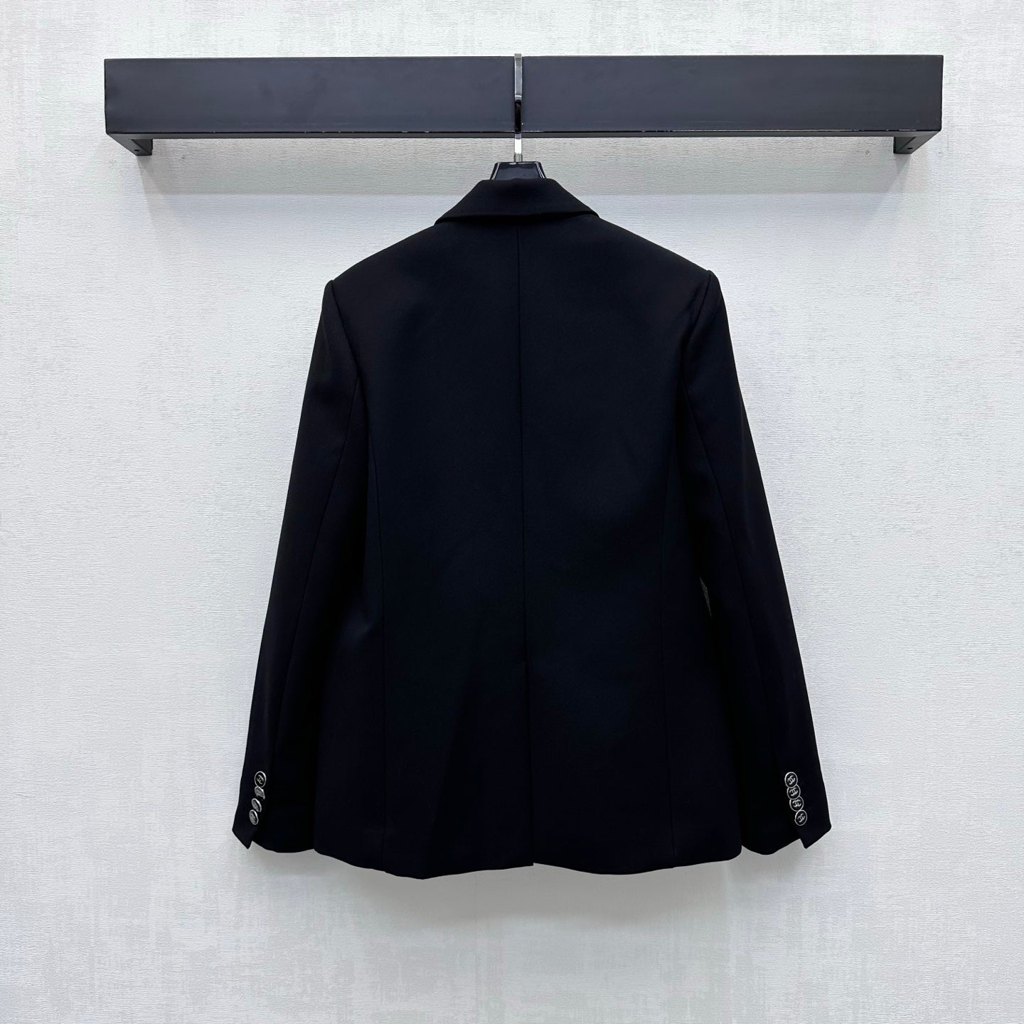 CC 26s Embroidered And Beaded Suit Jacket Black Polyester 422607