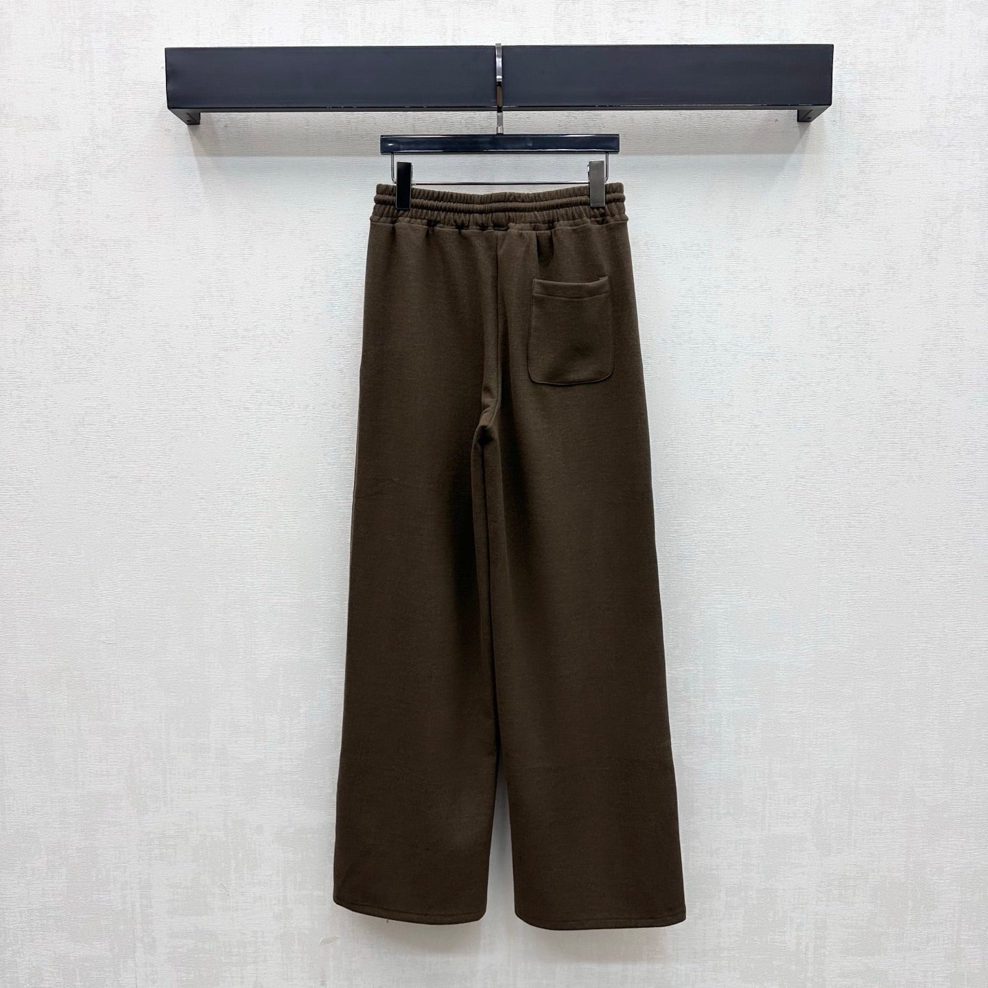 Prada 26s Triangle Logo Wide Leg Joggers Drawstring Cotton 4274853