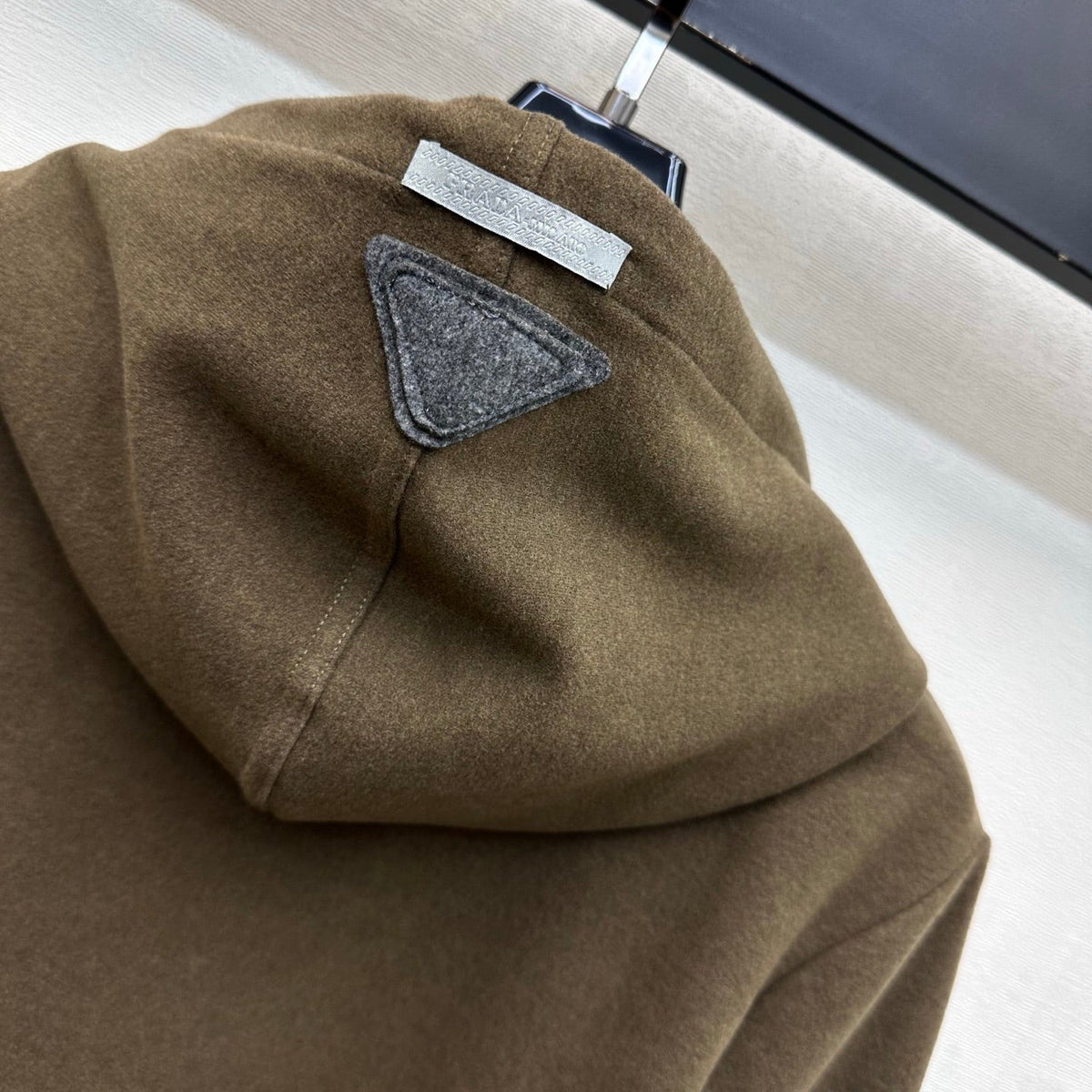 Prada 26s Half Zip Hooded Sweatshirt Multi-Blend