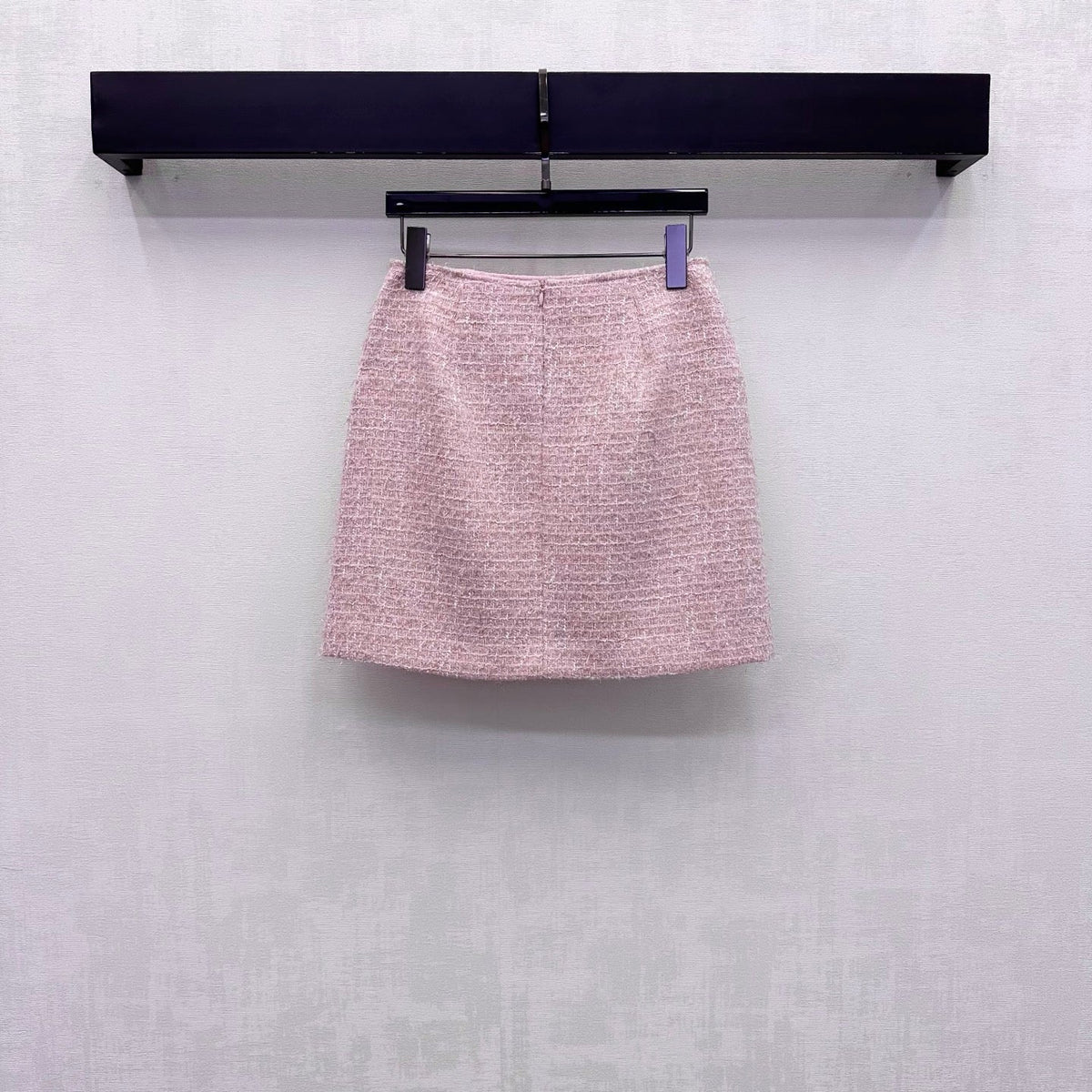 CC 26s Tweed Skirt Set Pink Polyester 441413