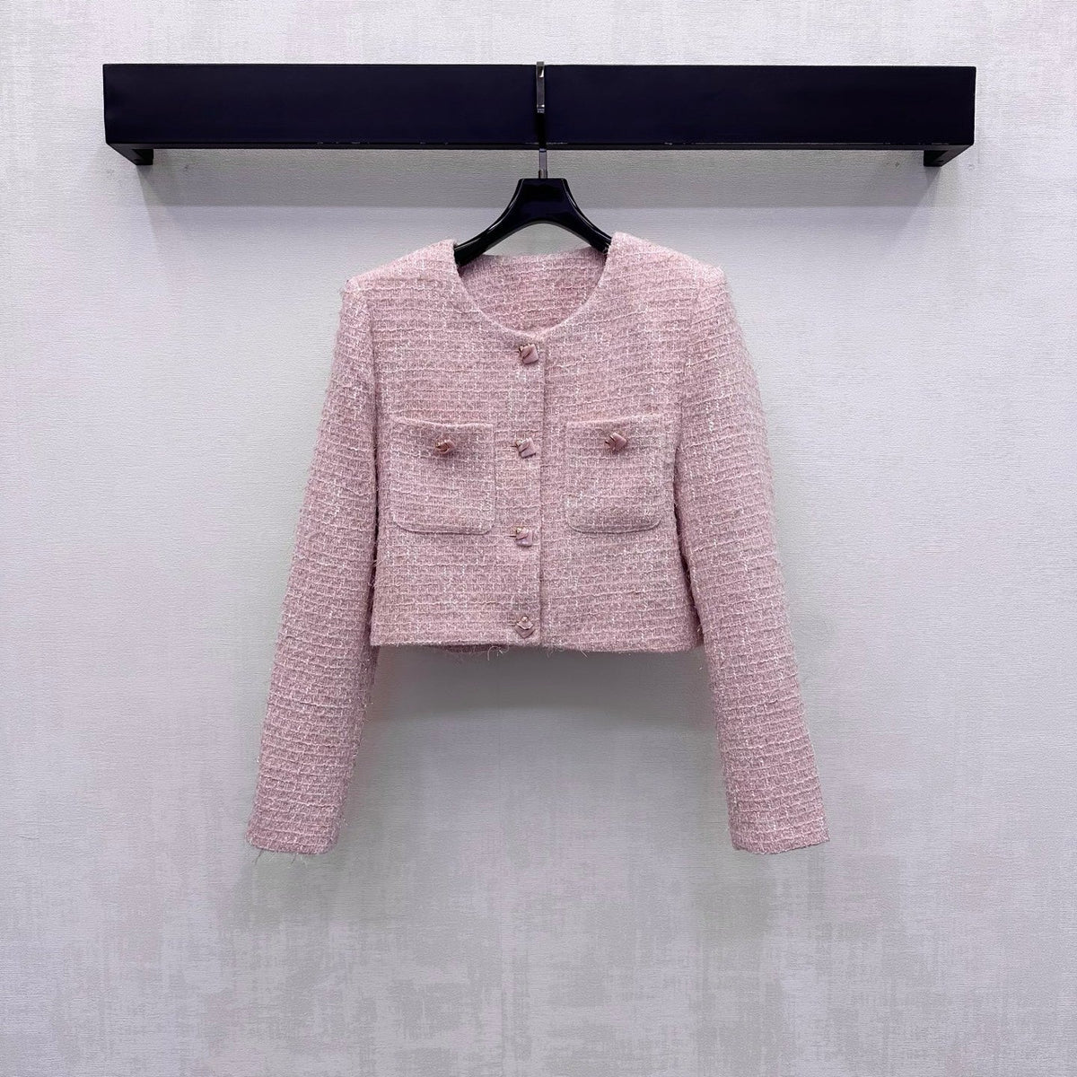 CC 26s Tweed Skirt Set Pink Polyester 441413