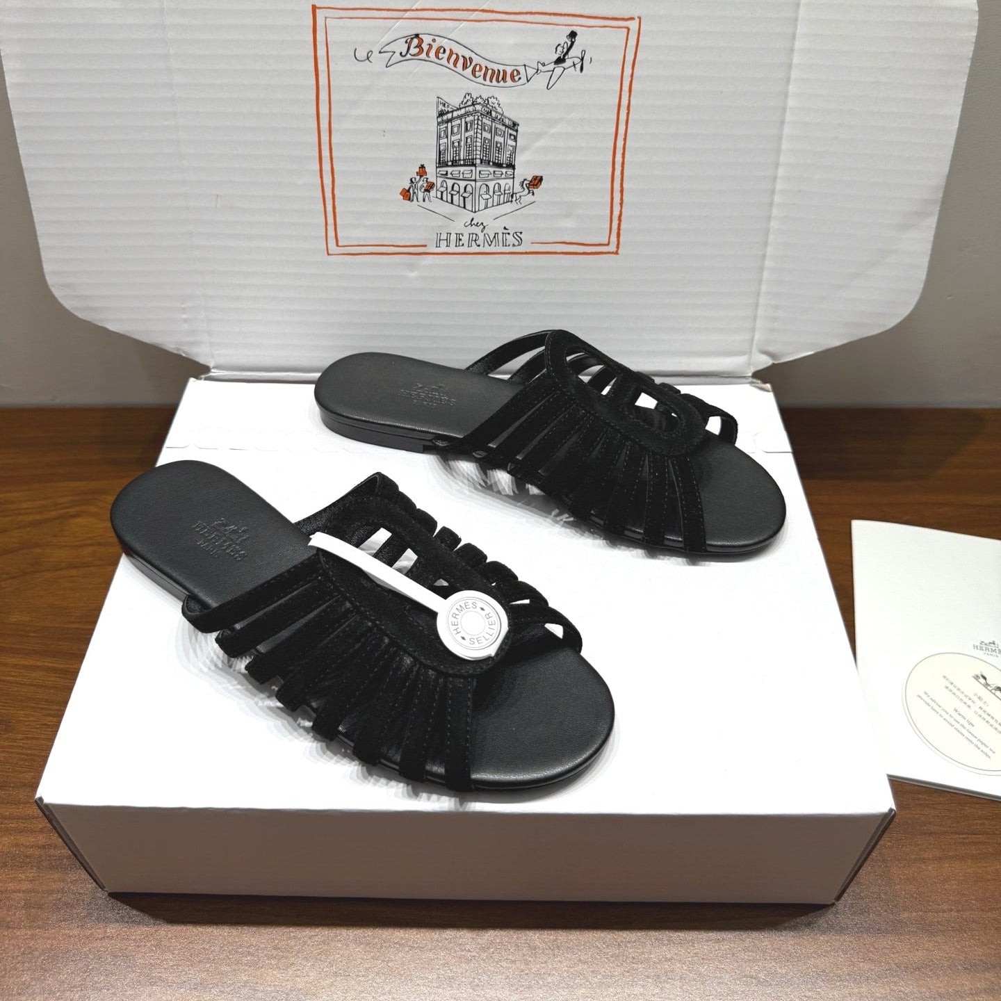 HM Noria Sandals Black Suede 849477
