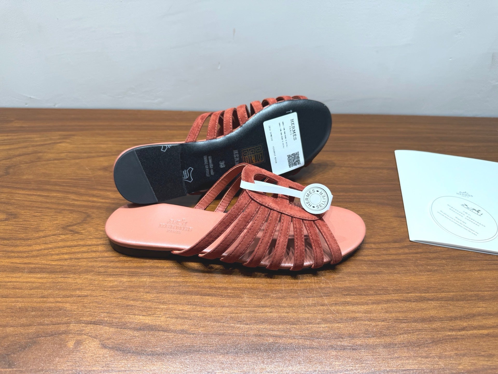 HM Noria Sandals Tan Suede 849478