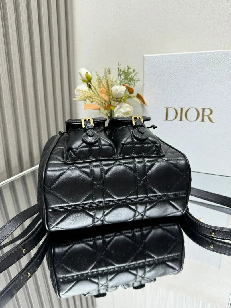 Dior 2026 Caro Backpack 19.5cm Lambskin