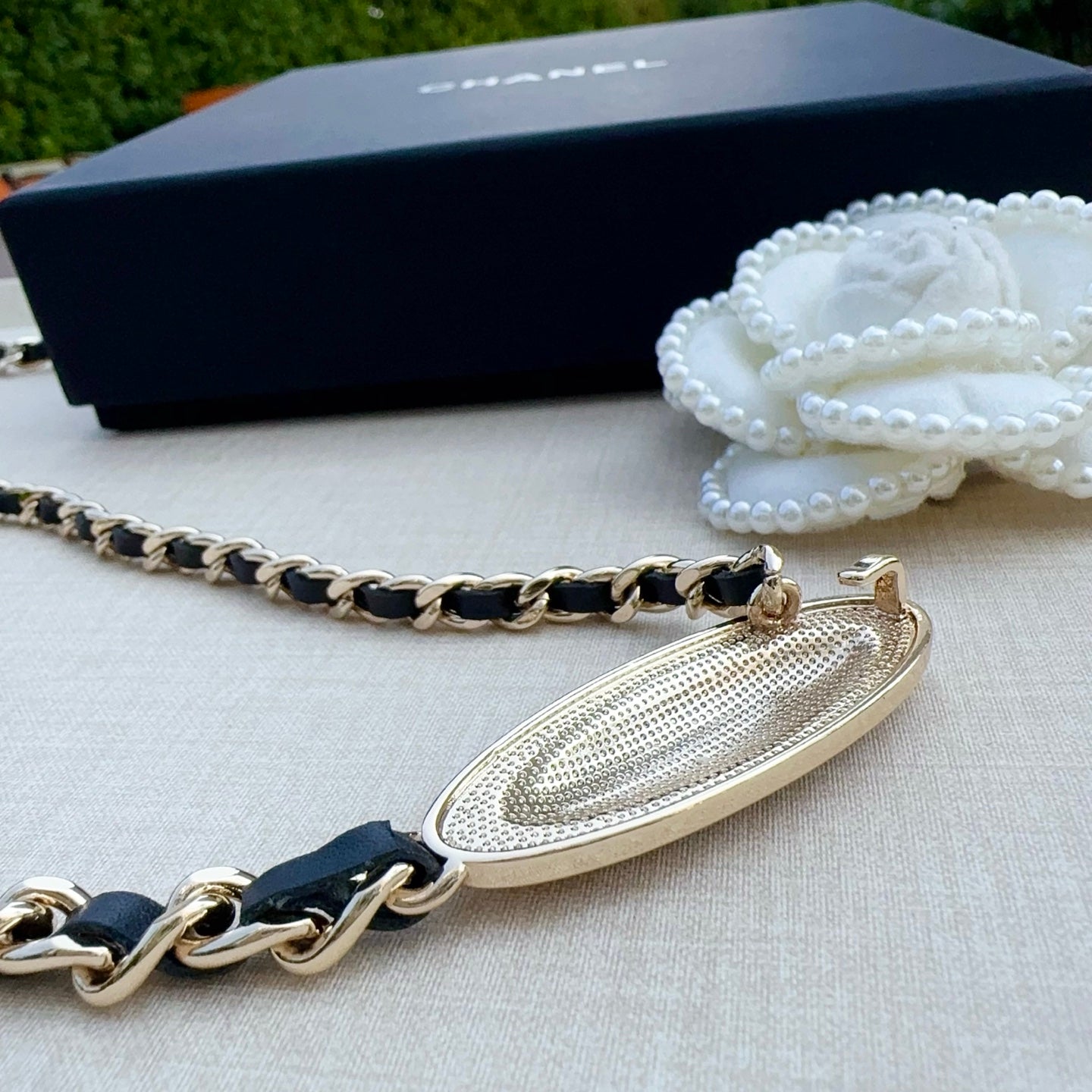 CC Waist Chain With Leather 199996