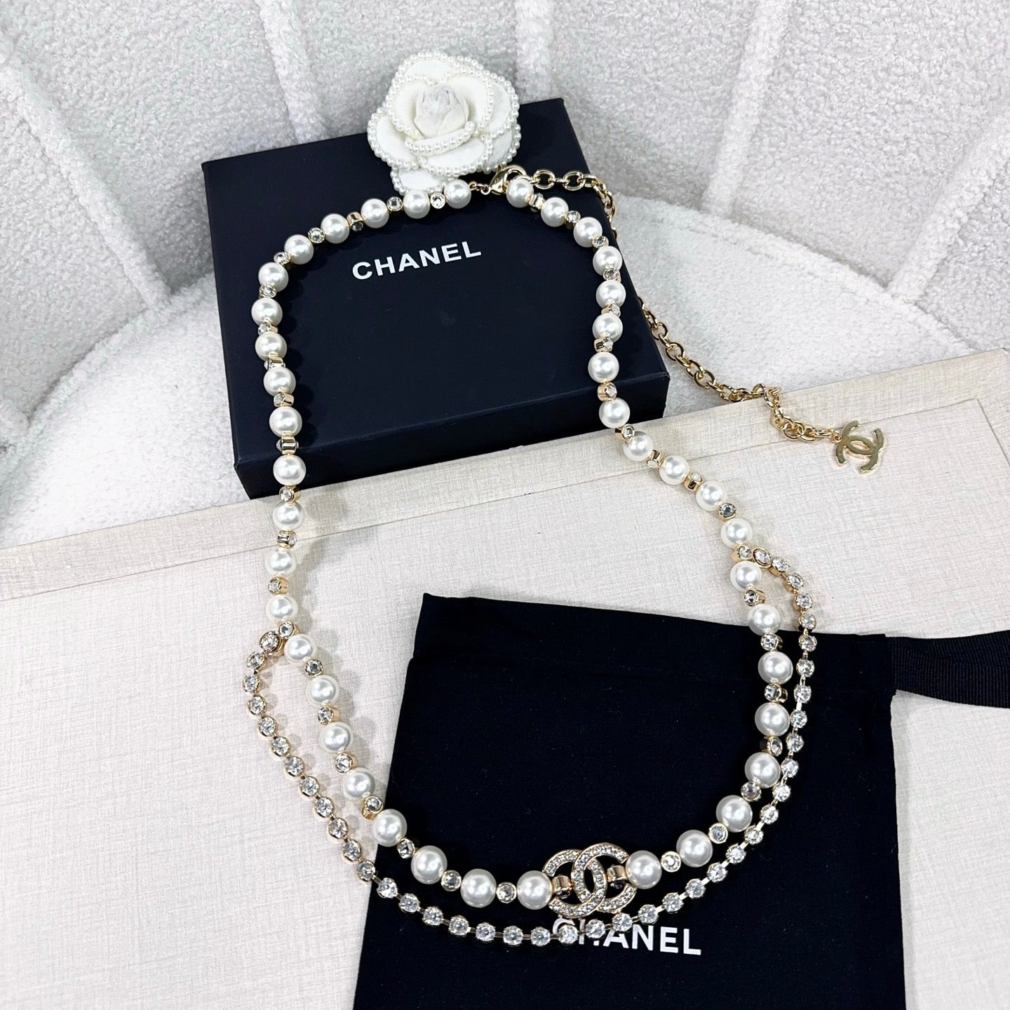 Chanel 2026 CC Logo Plaque Waist Belt 216573