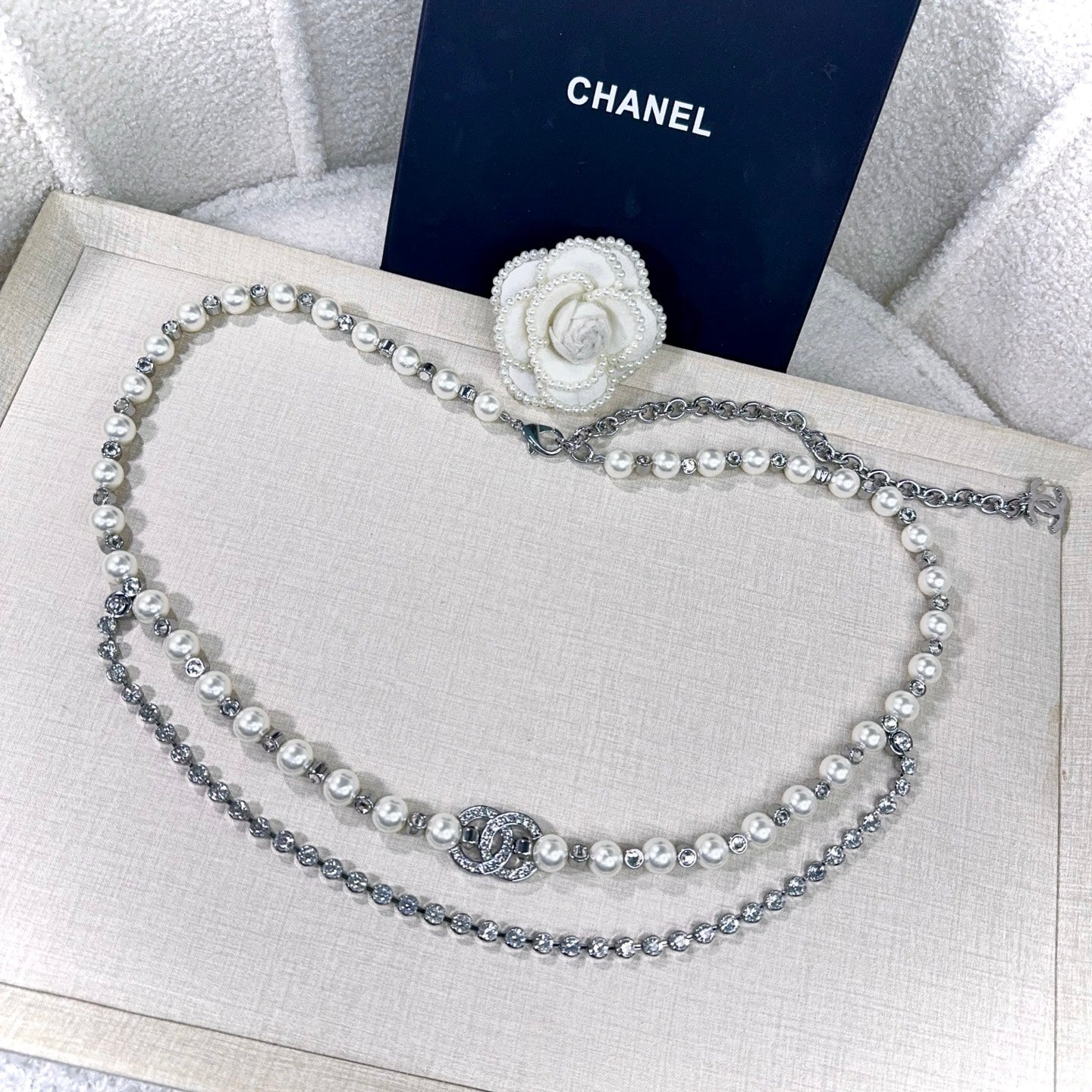 Chanel 2026 CC Logo Plaque Waist Belt 216574