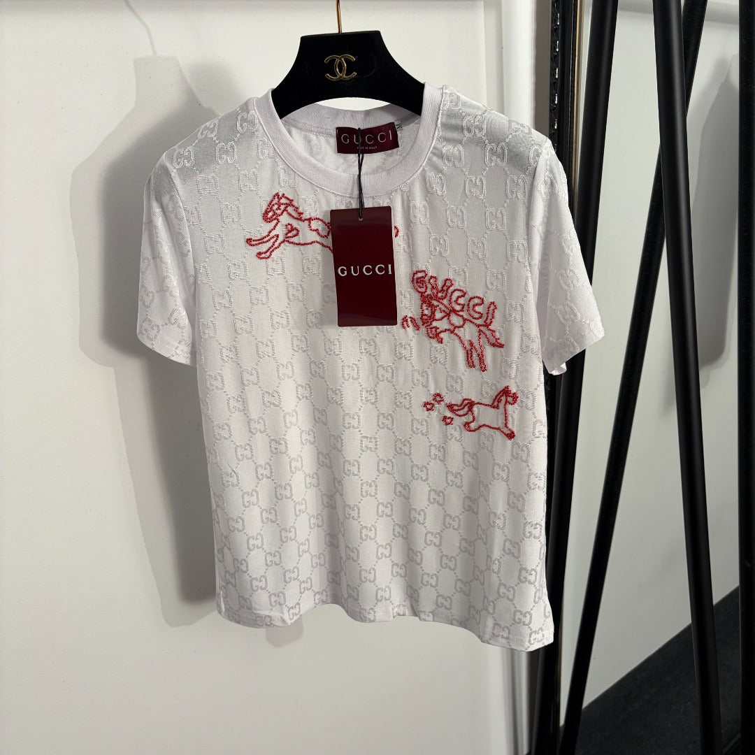 Gucci 26s Mesh Short Sleeve T-Shirt 316