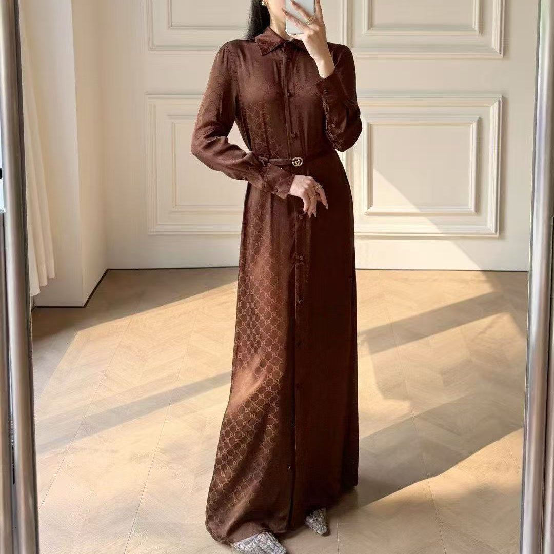 Gucci 26s Long Sleeve Shirt Dress 301