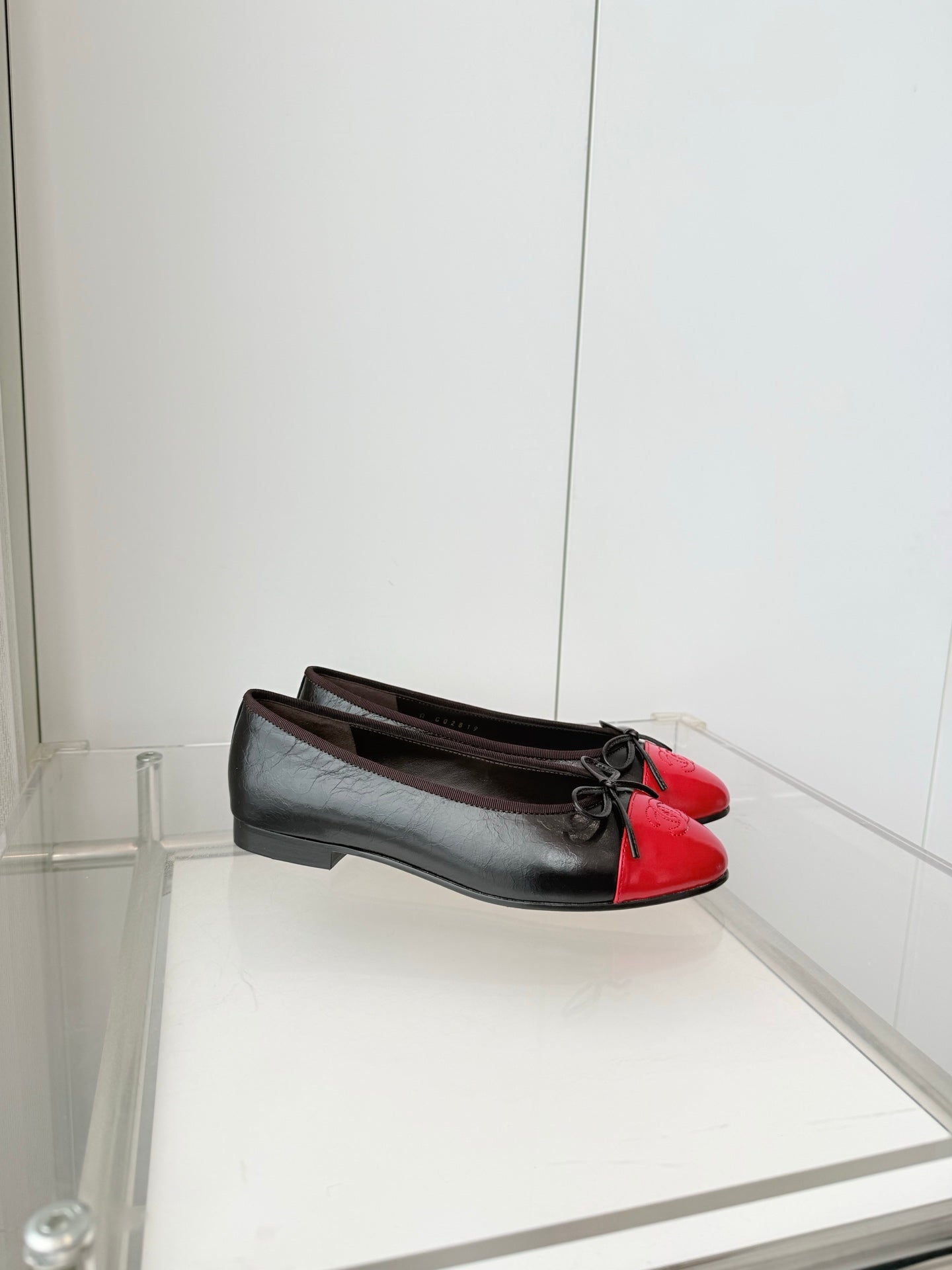Chanel 2026 Ballet Flat Chocolate Red Lambskin 697409