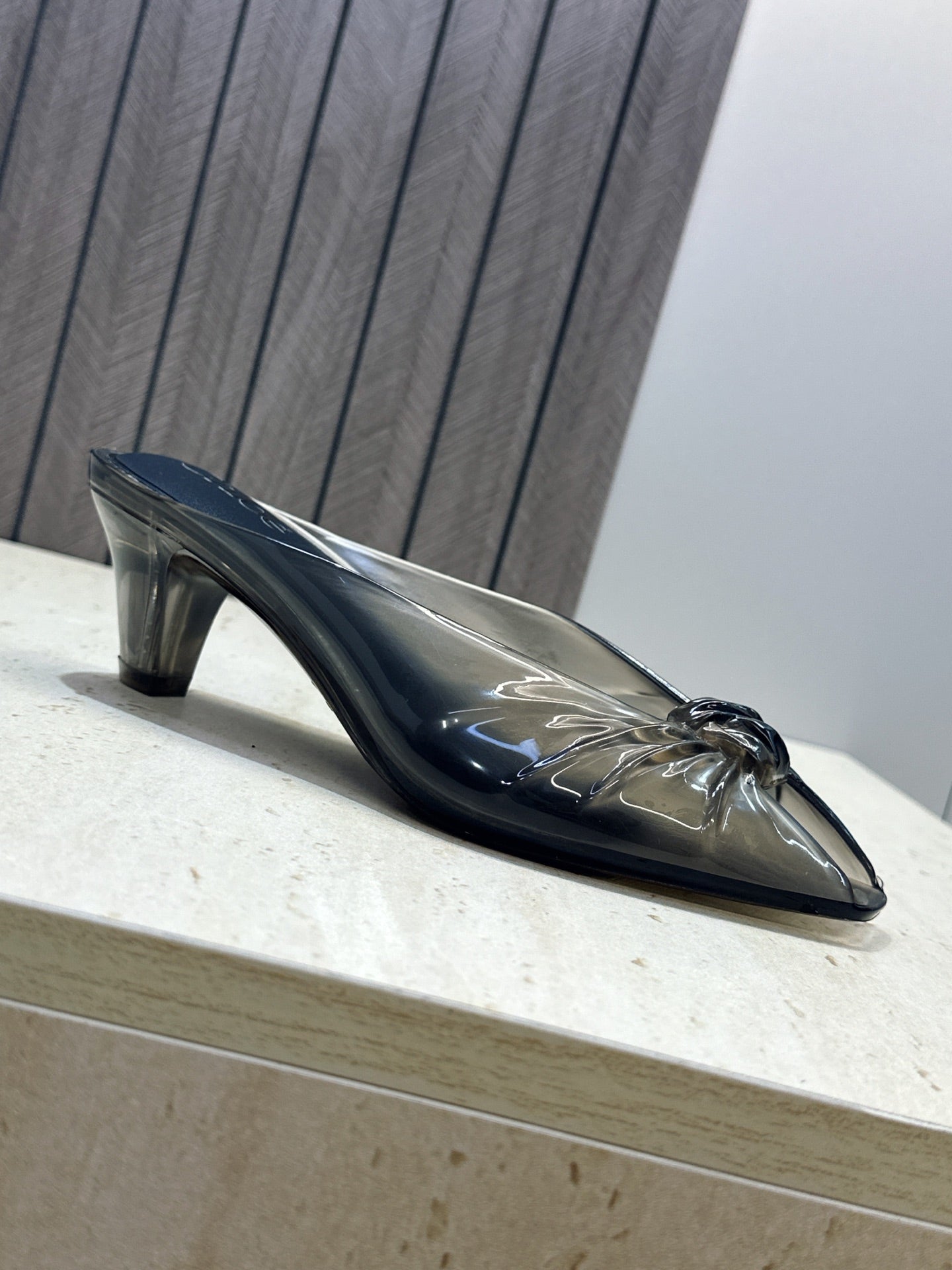 Chloe Jelly Mules Black TPU 959747