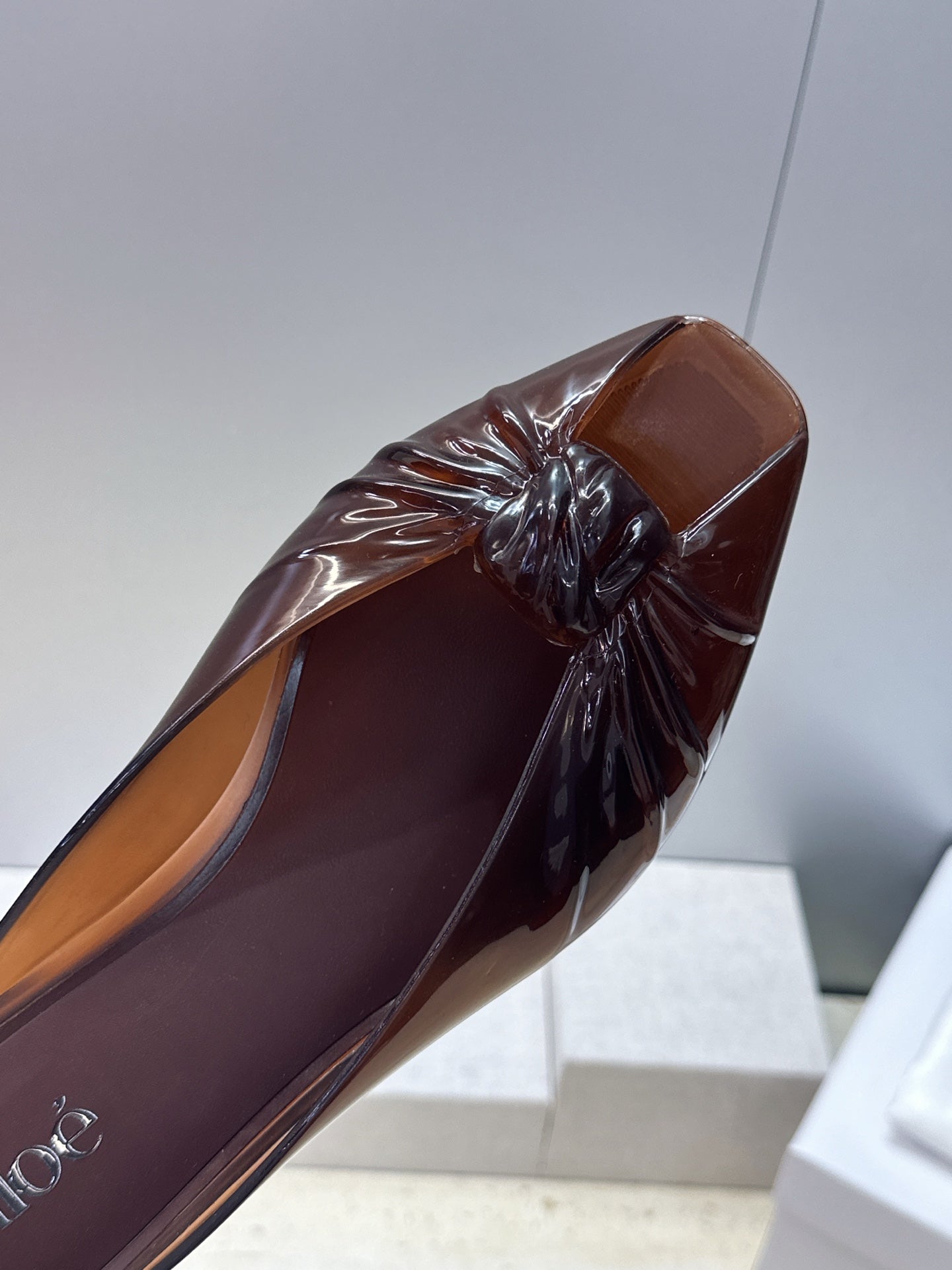 Chloe Jelly Mules Burgundy TPU 959749