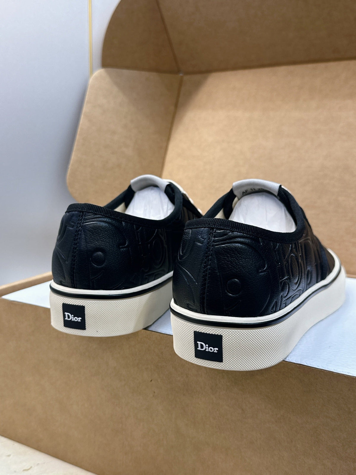 CD 26s Saltwind Sneakers Navy Blue Gravity Embossed Leather 118428