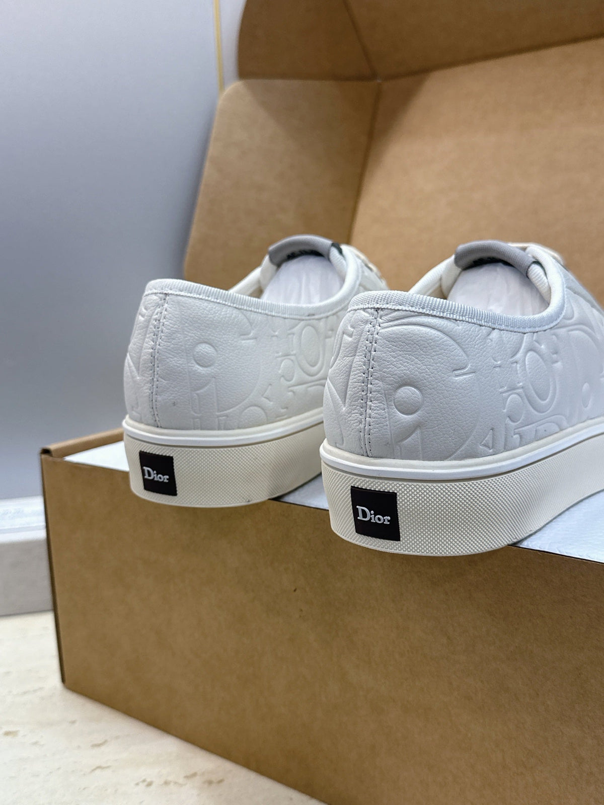 CD 26s Saltwind Sneakers White Gravity Embossed Leather 118429