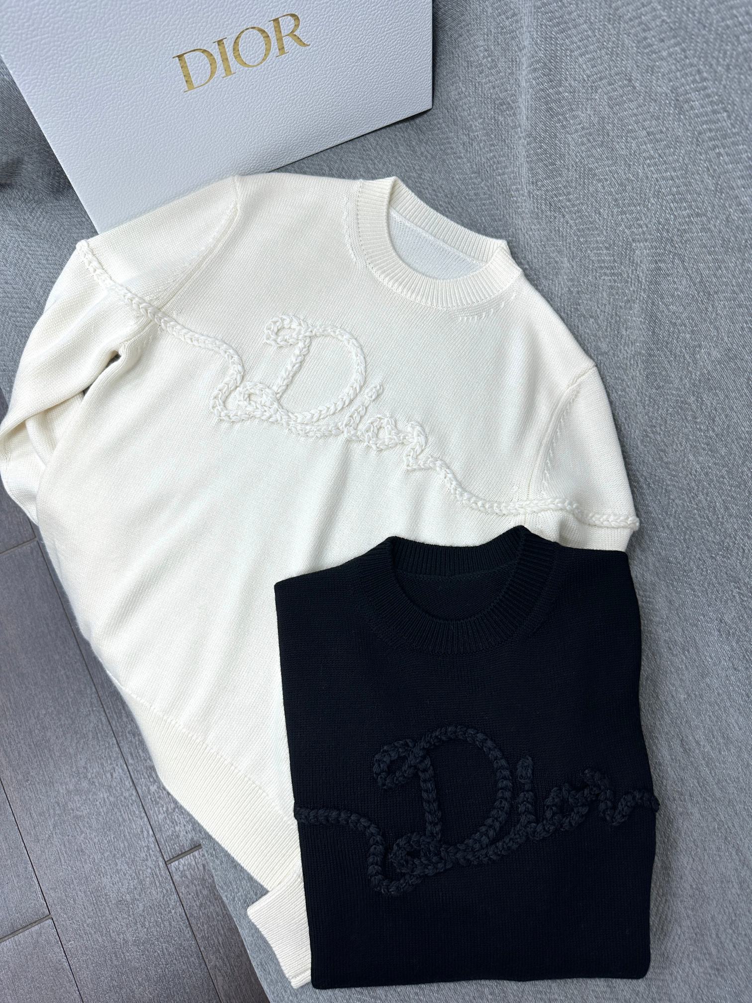 CD Ribbon Sweater Wool 336813