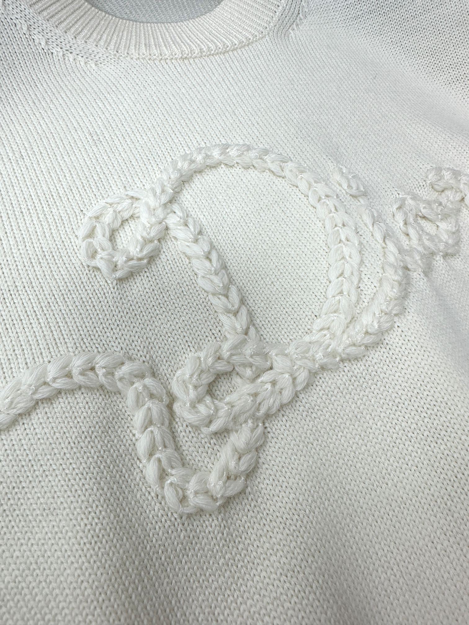 CD Ribbon Sweater Wool 336813