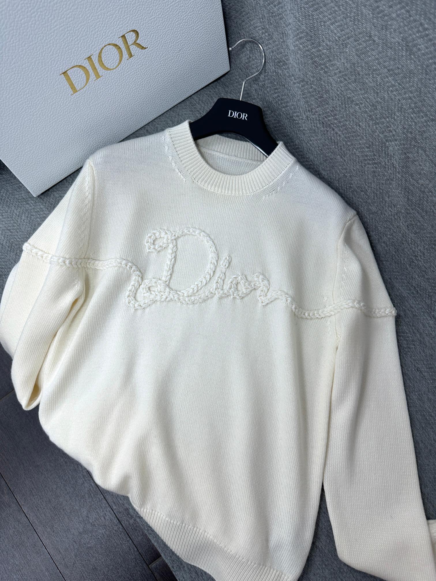 CD Ribbon Sweater Wool 336813