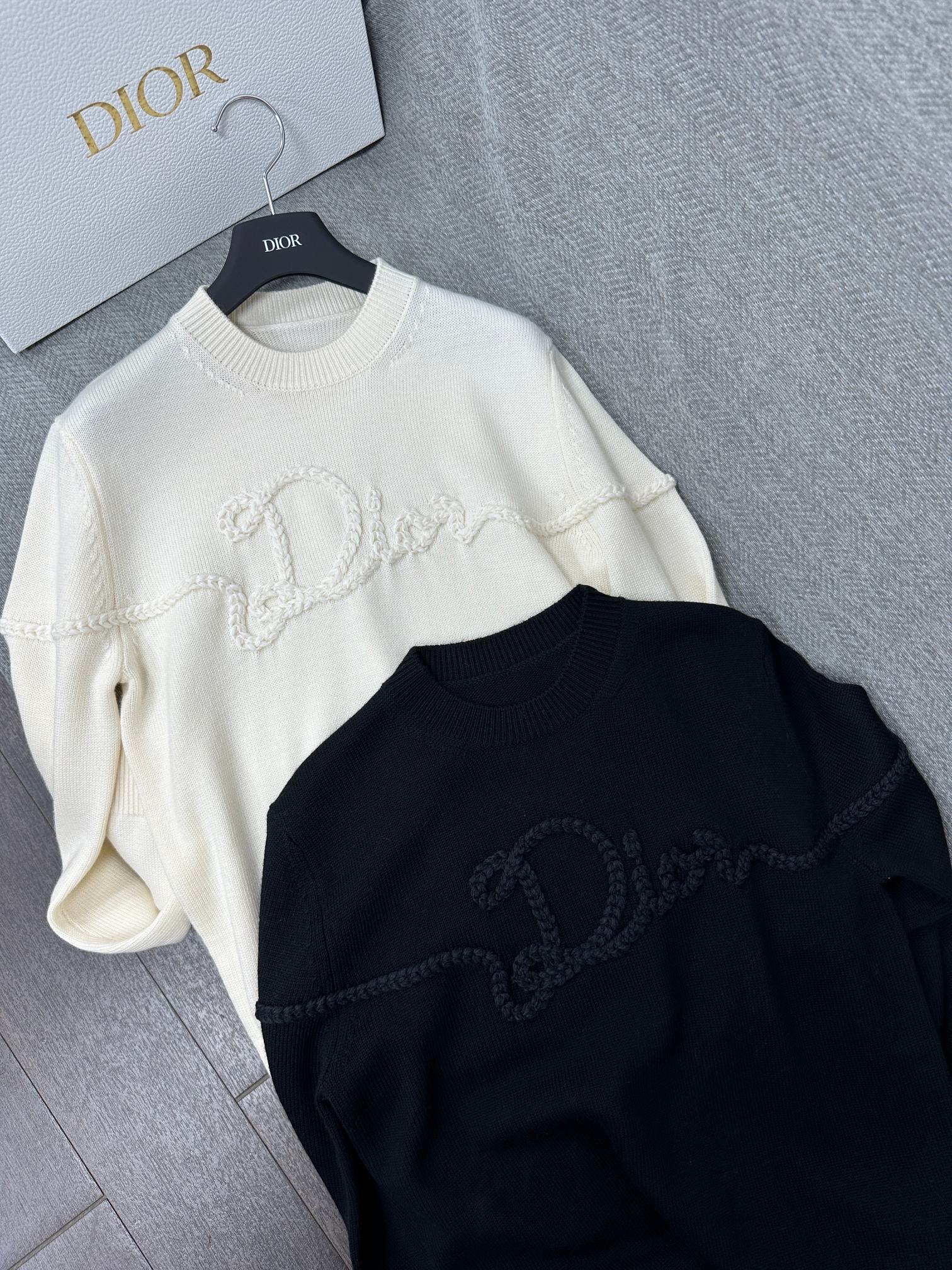 CD Ribbon Sweater Wool 336813