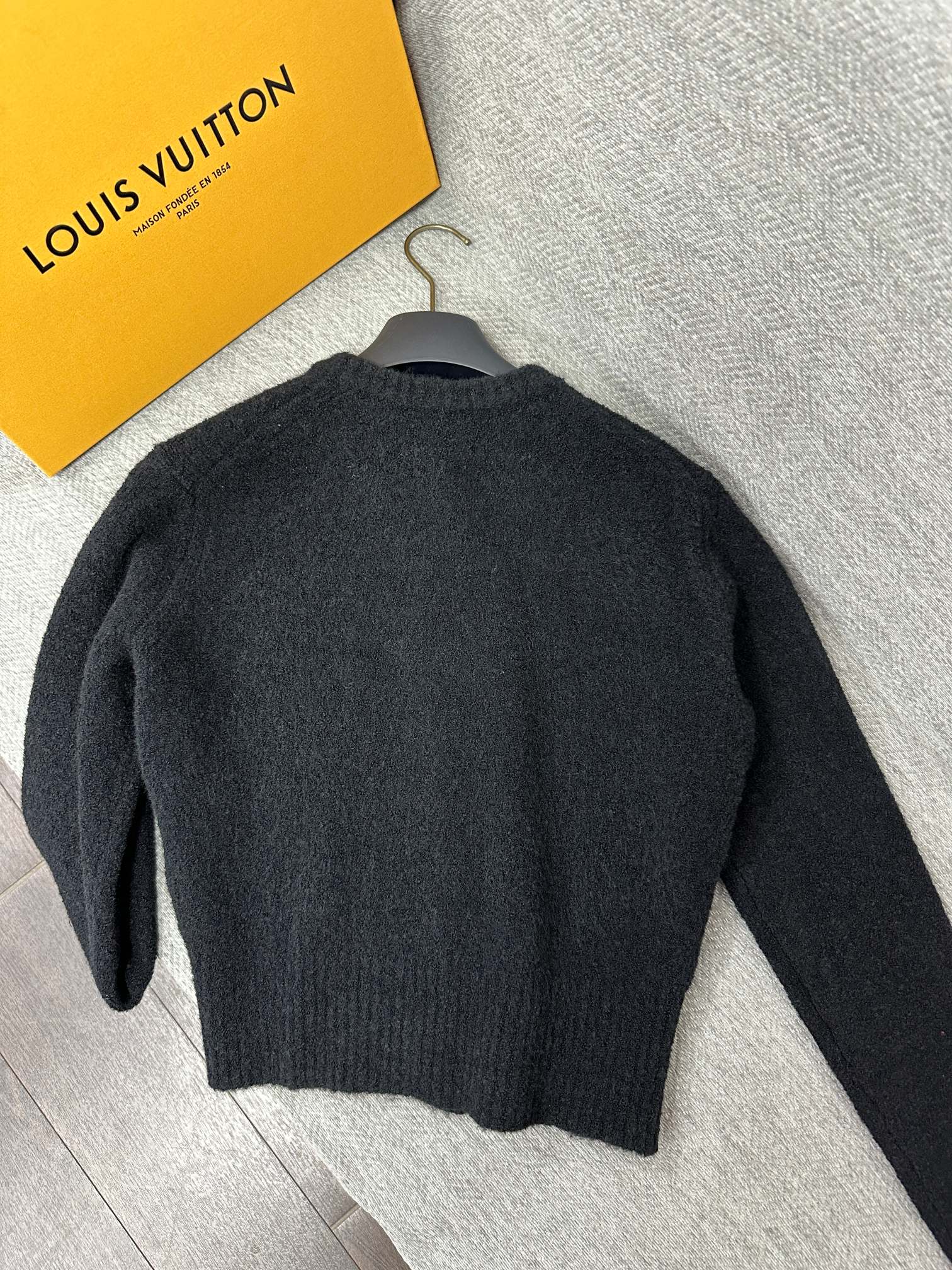 LV Monogram Button Cardigan Wool Polyamide 345369