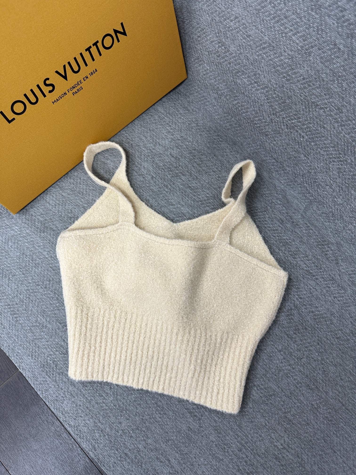 LV Crop Top With Straps Wool Nylon 345373