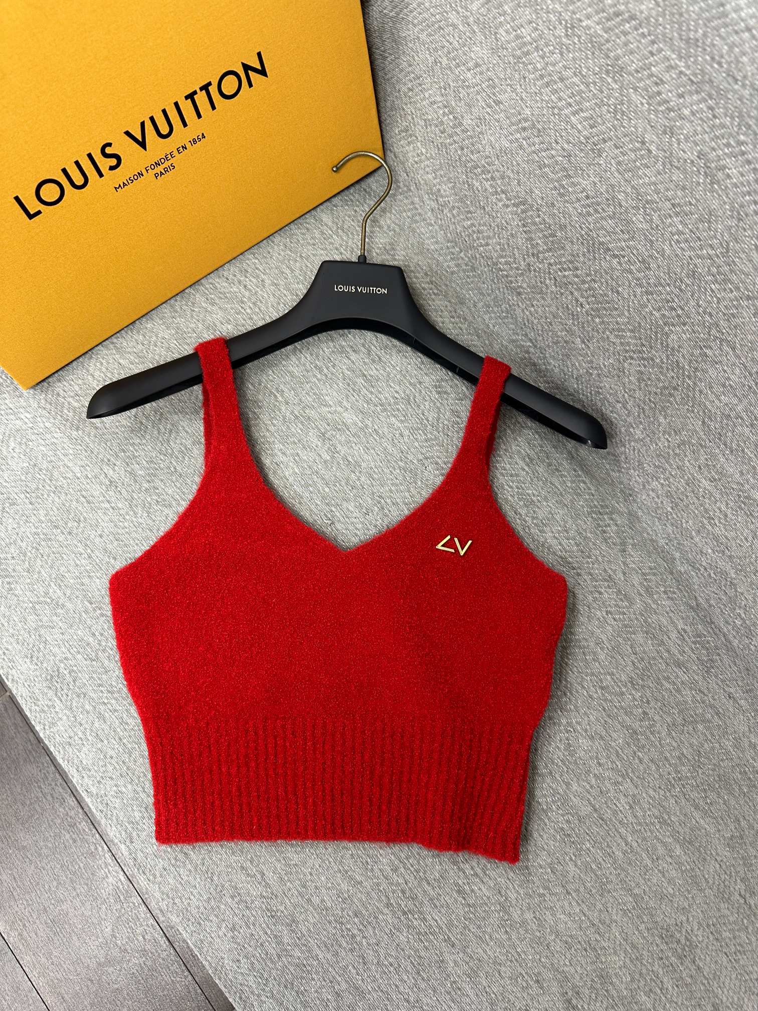 LV Crop Top With Straps Wool Nylon 345373