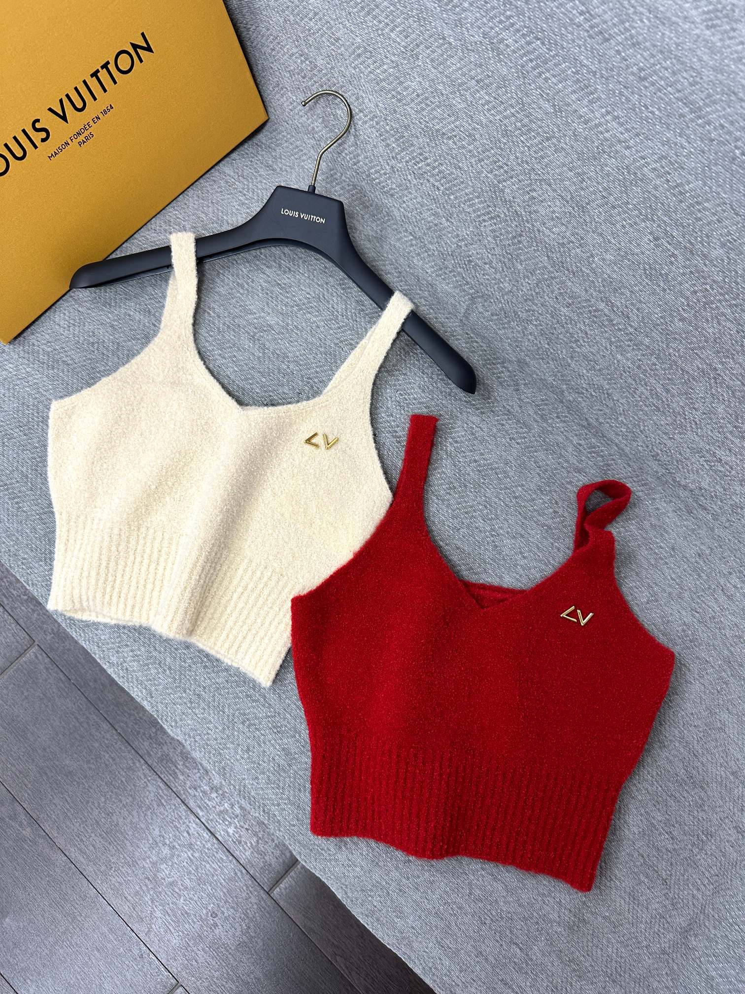 LV Crop Top With Straps Wool Nylon 345373