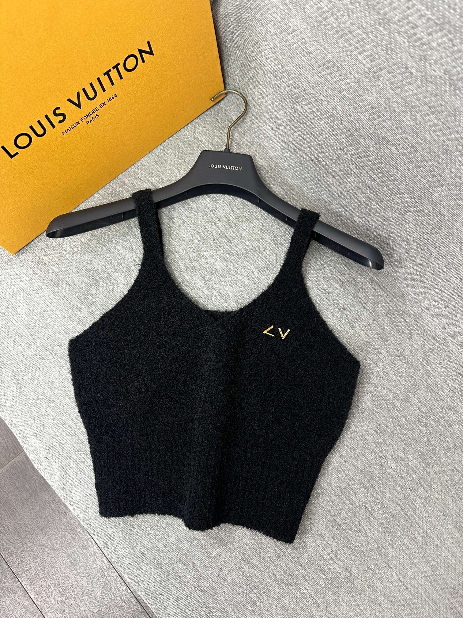 LV Crop Top With Straps Wool Nylon 345373