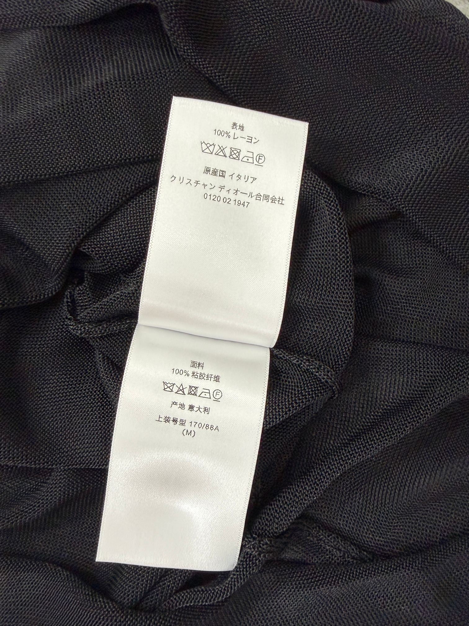 CD 26s Hollowed-Out Cover-Up Two-Piece Set Black Rayon 414832