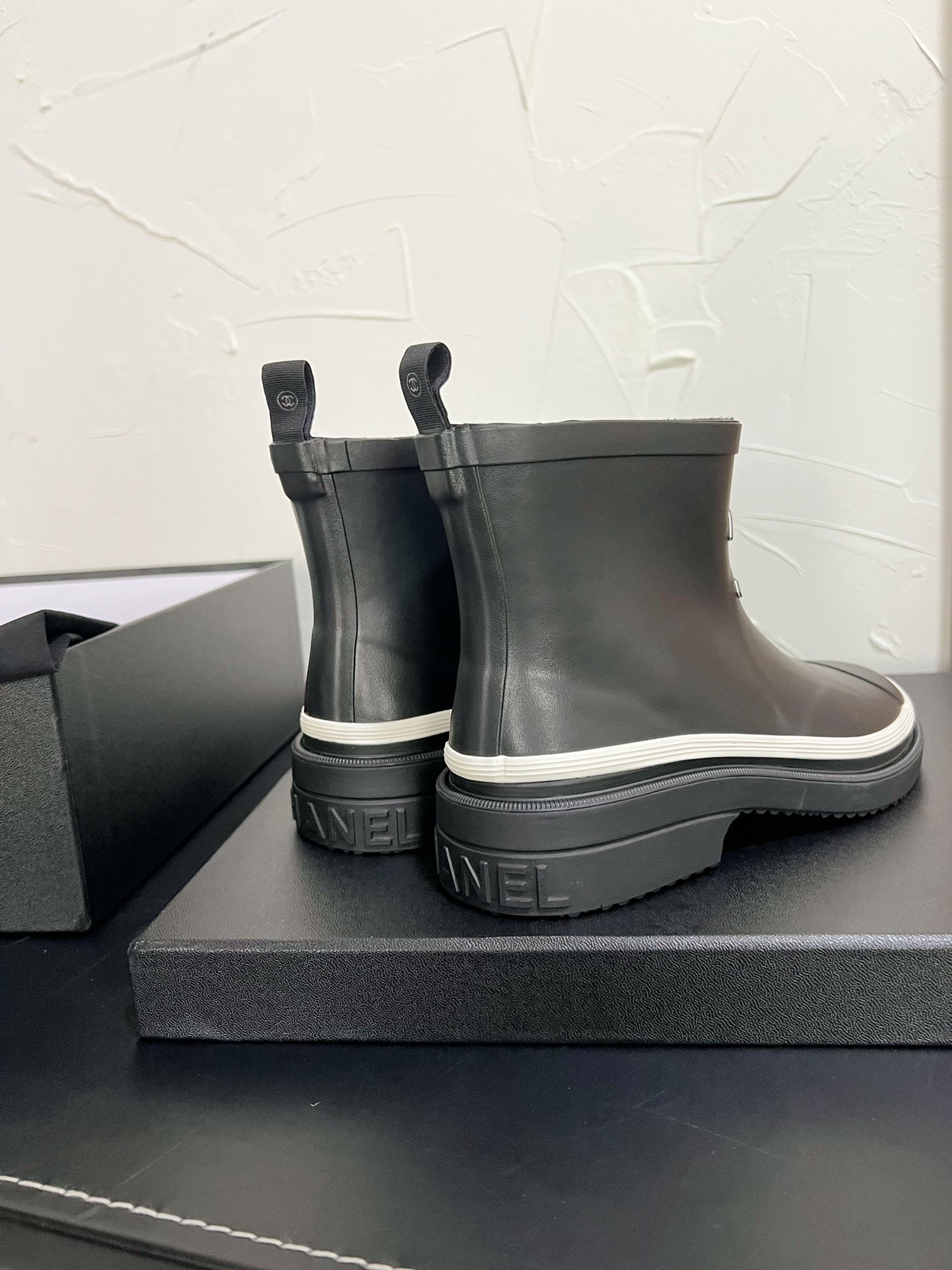 CC Ankle Boots Black Natural Rubber 949630