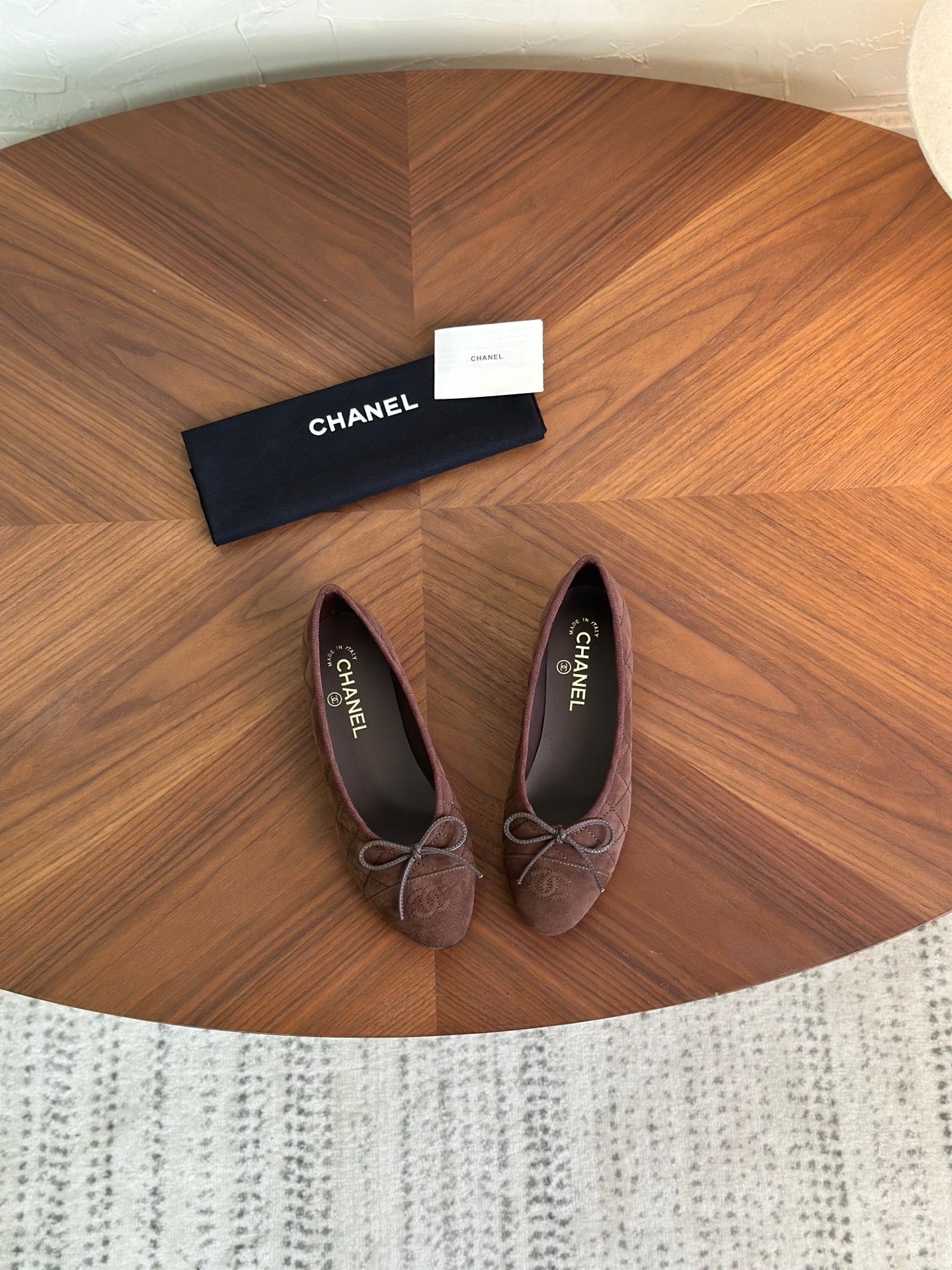 CC 26s Ballet Flat Coffee Suede 938166