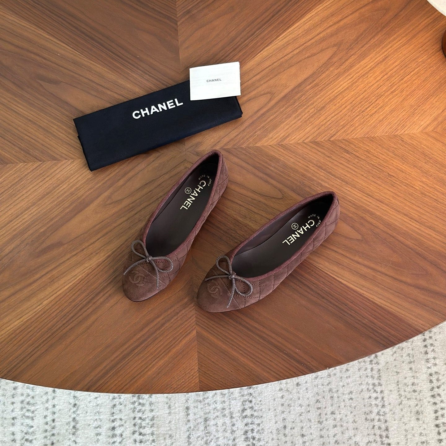 CC 26s Ballet Flat Coffee Suede 938166