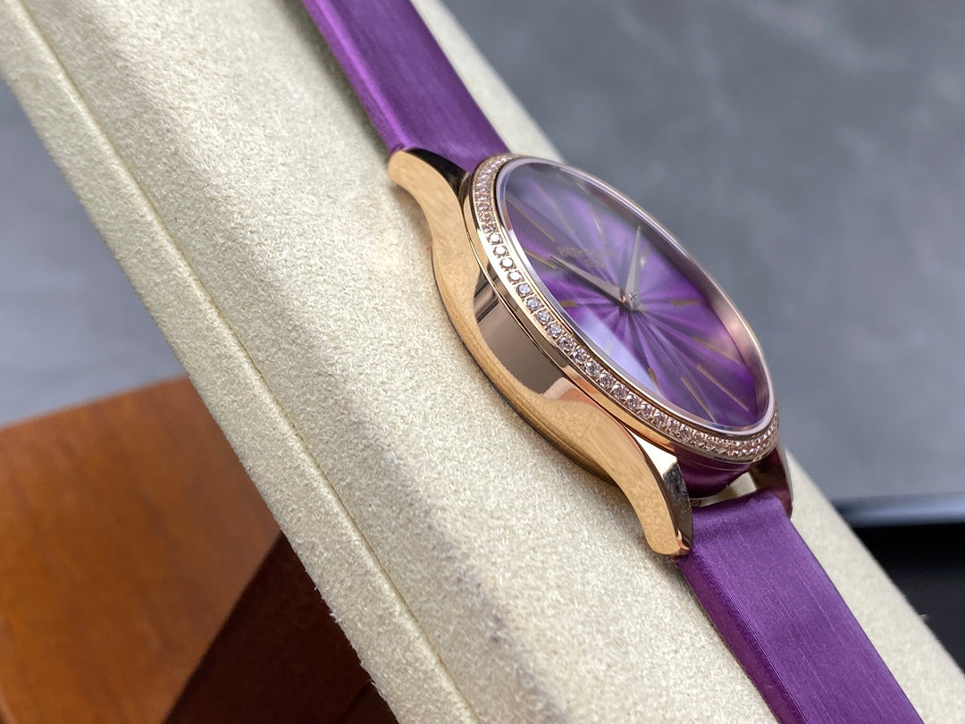 PATEK Calatrava 35mm Pink Gold Purple Dial