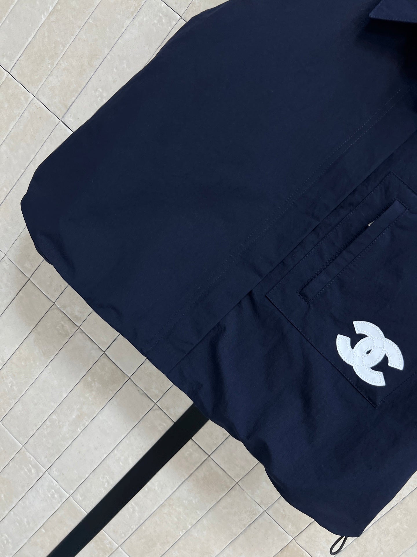 CC 26s Sleeveless Shirt + Shorts Navy Blue Polyester 400736