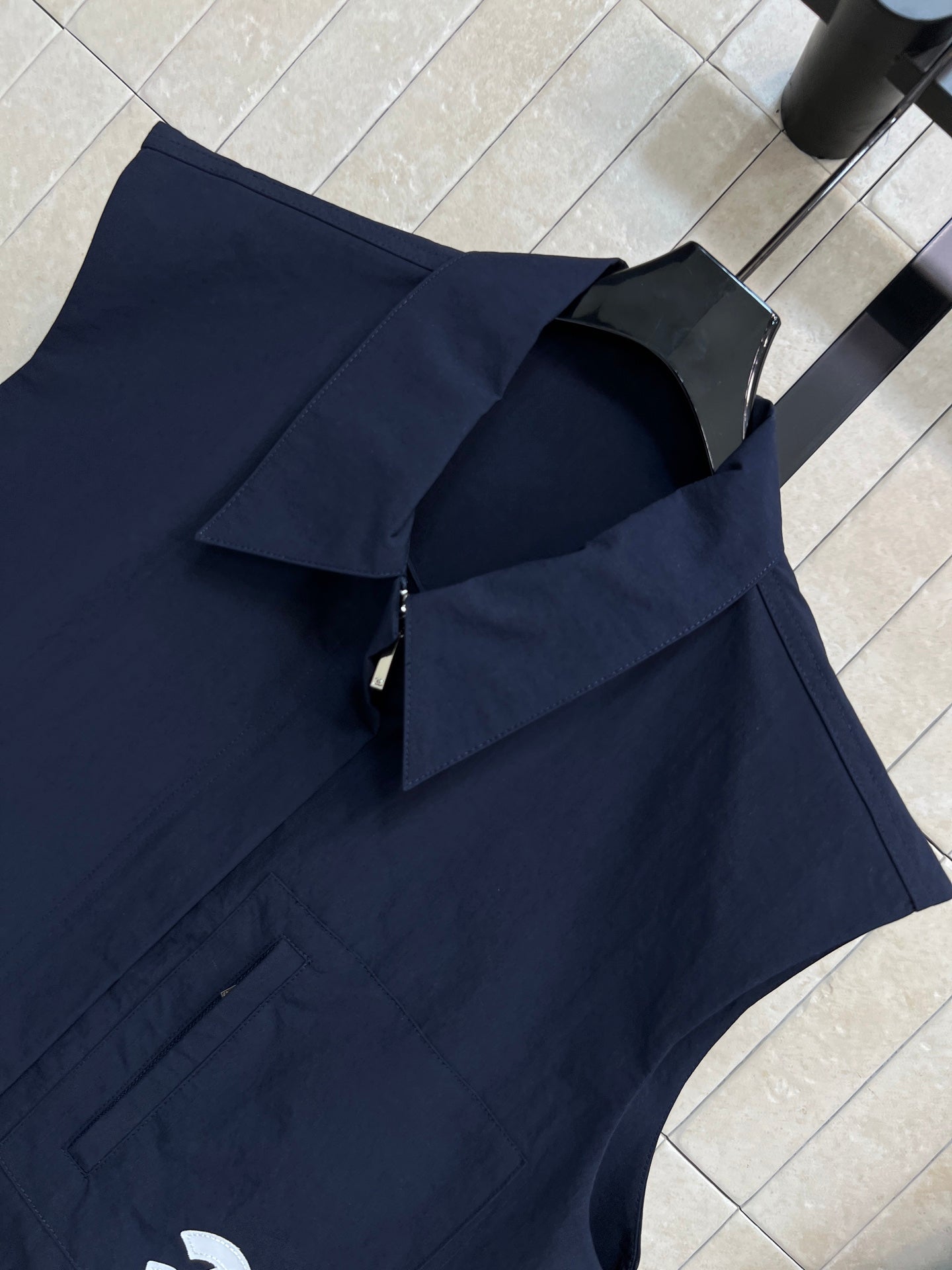 CC 26s Sleeveless Shirt + Shorts Navy Blue Polyester 400736