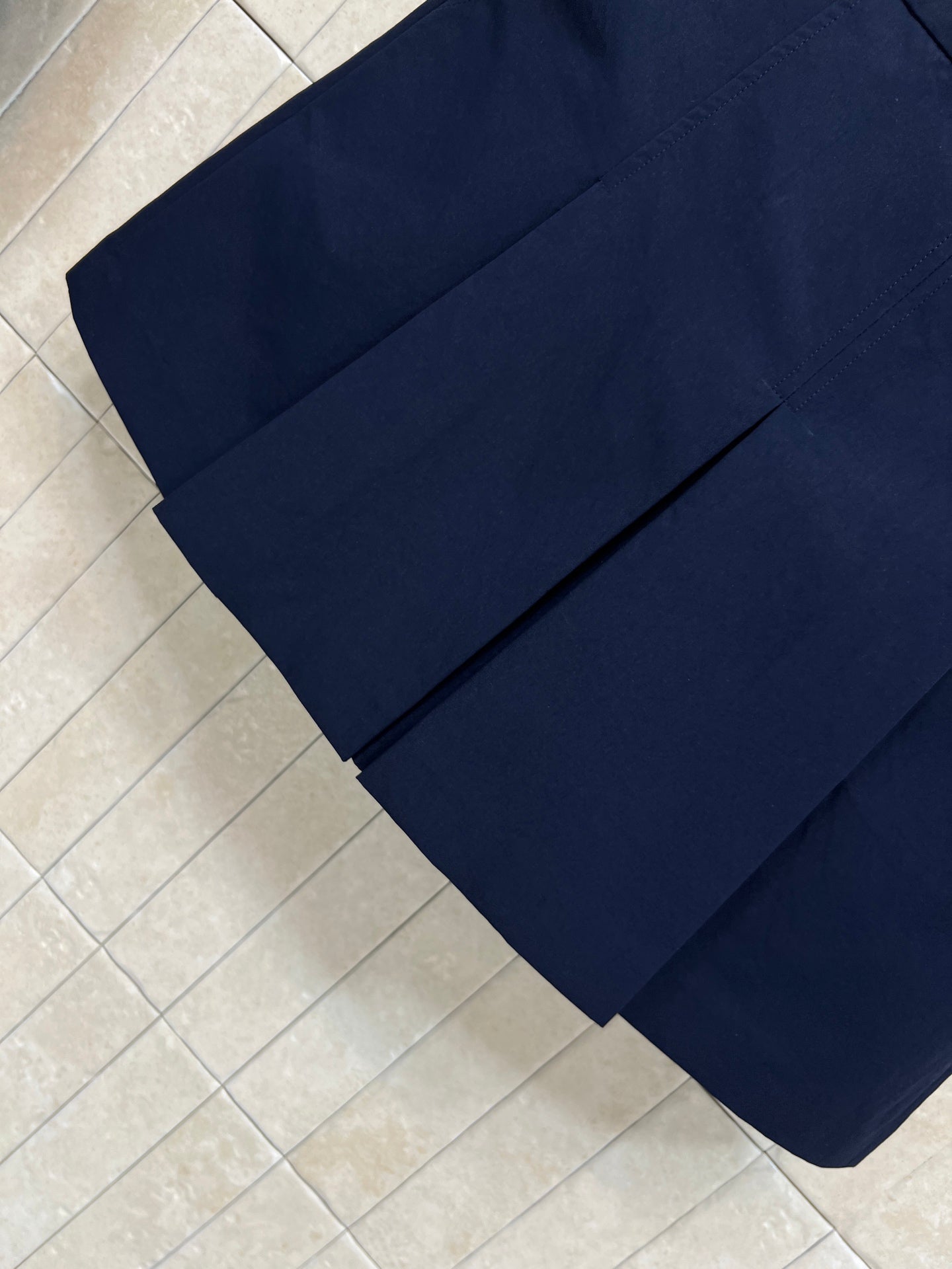 CC 26s Sleeveless Shirt + Shorts Navy Blue Polyester 400736