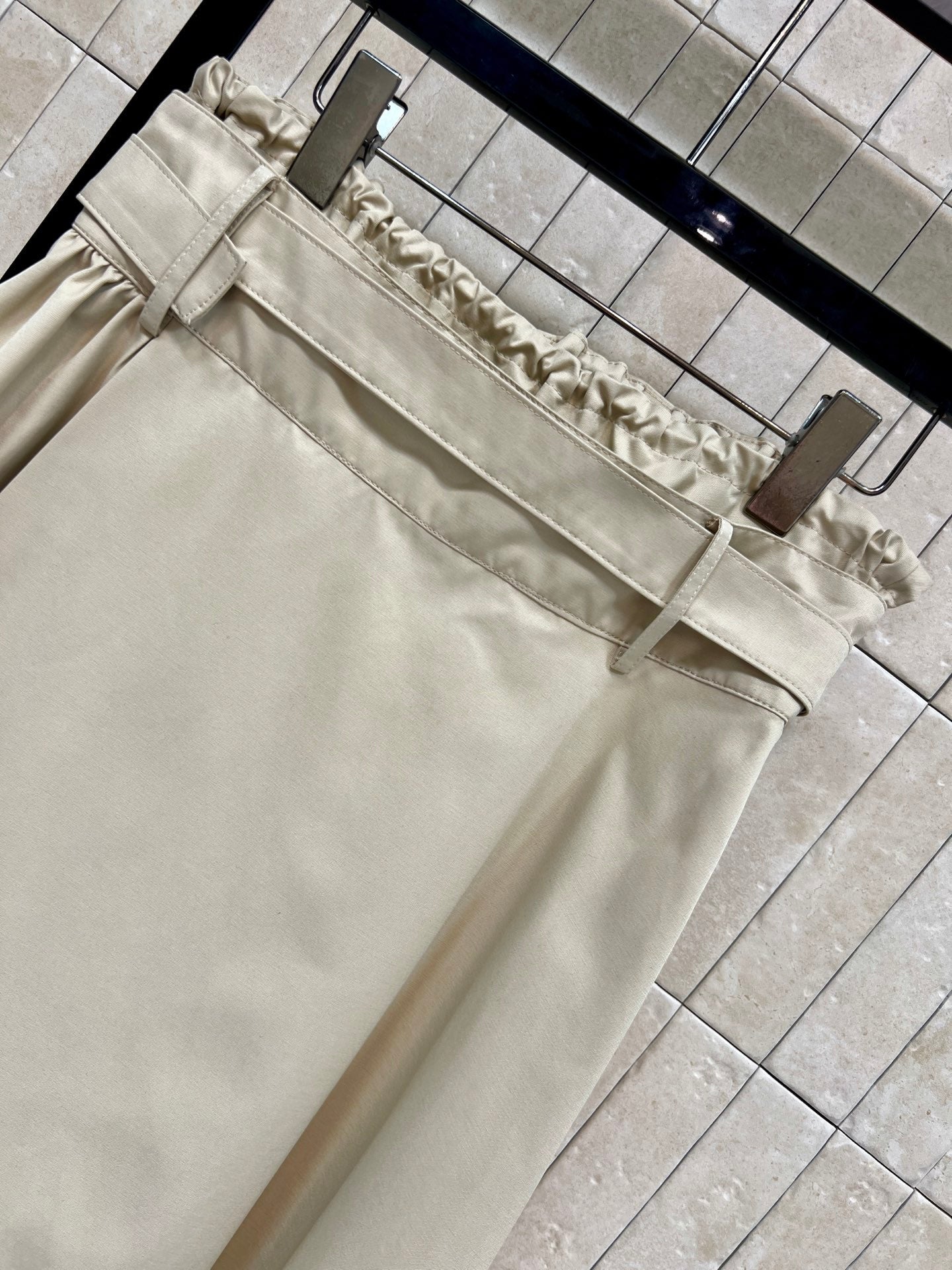 Loewe Skirts Khaki Polyester 402840