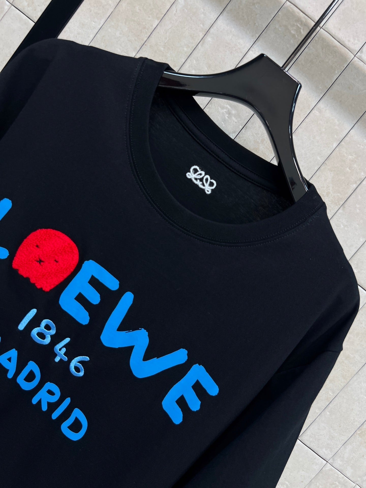 Loewe Relaxed Fit T-shirt Black Cotton 402843