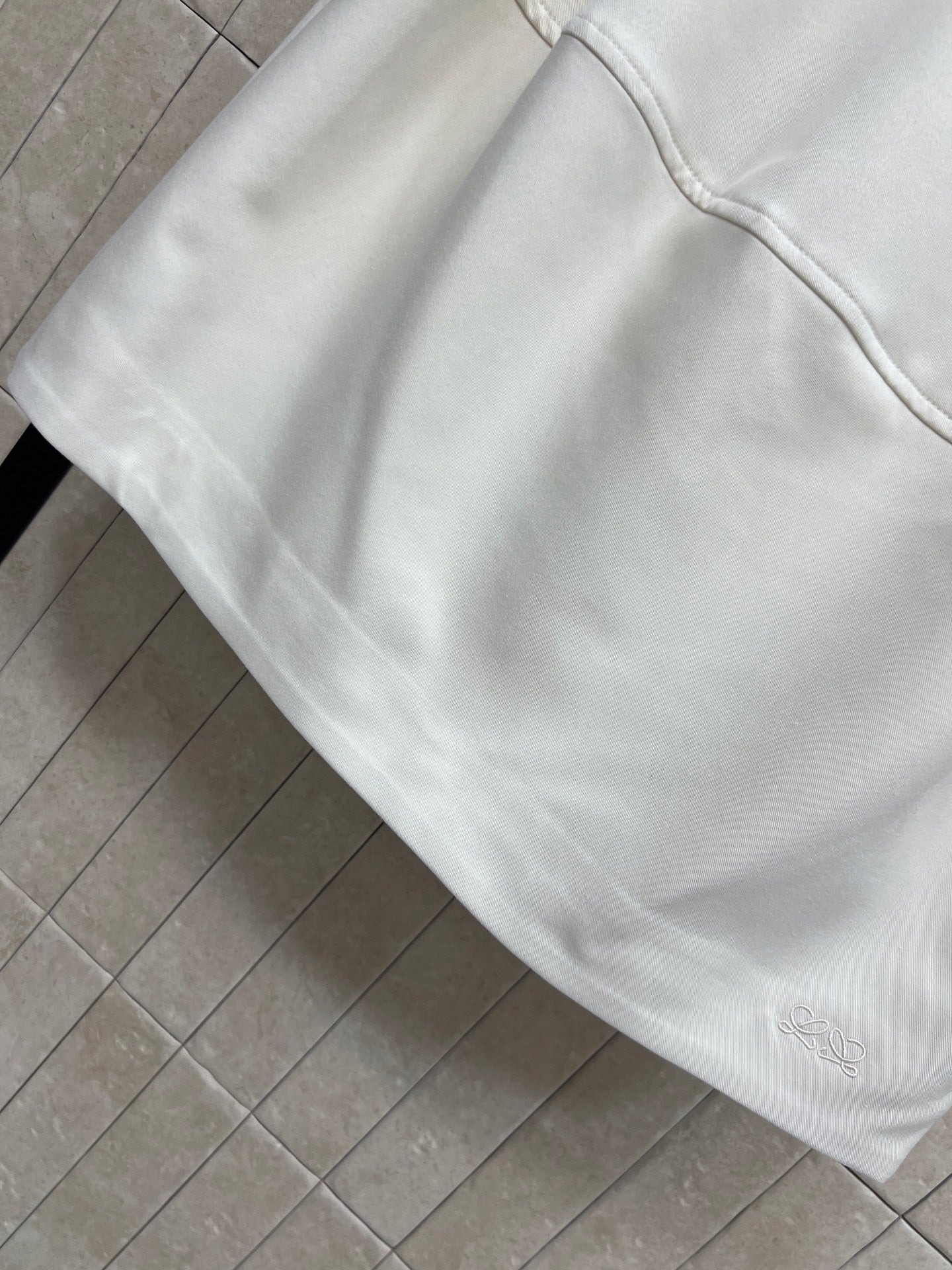 Loewe Balloon Skirt White Cotton Silk 402857
