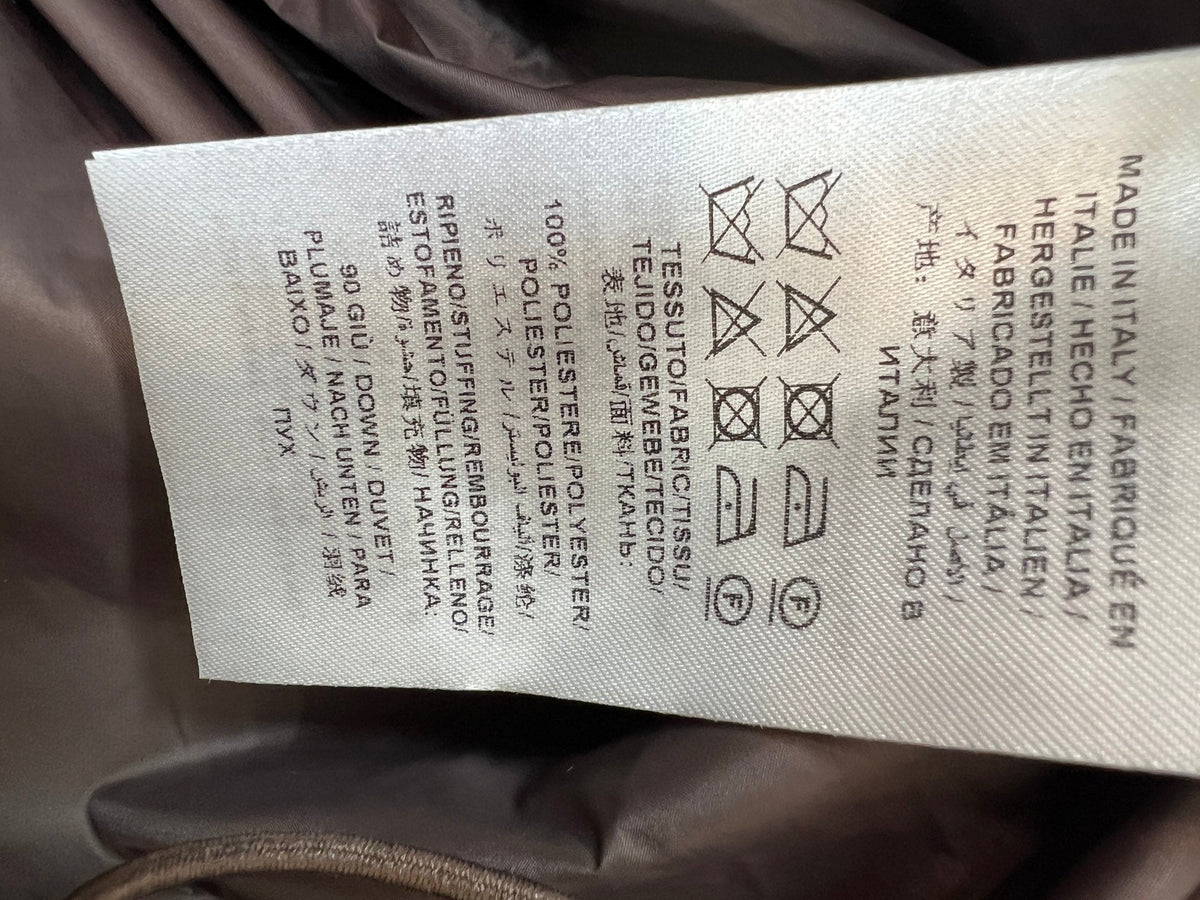 Gucci 26s Interlocking G Cropped Down Jacket Brown Polyester 450306
