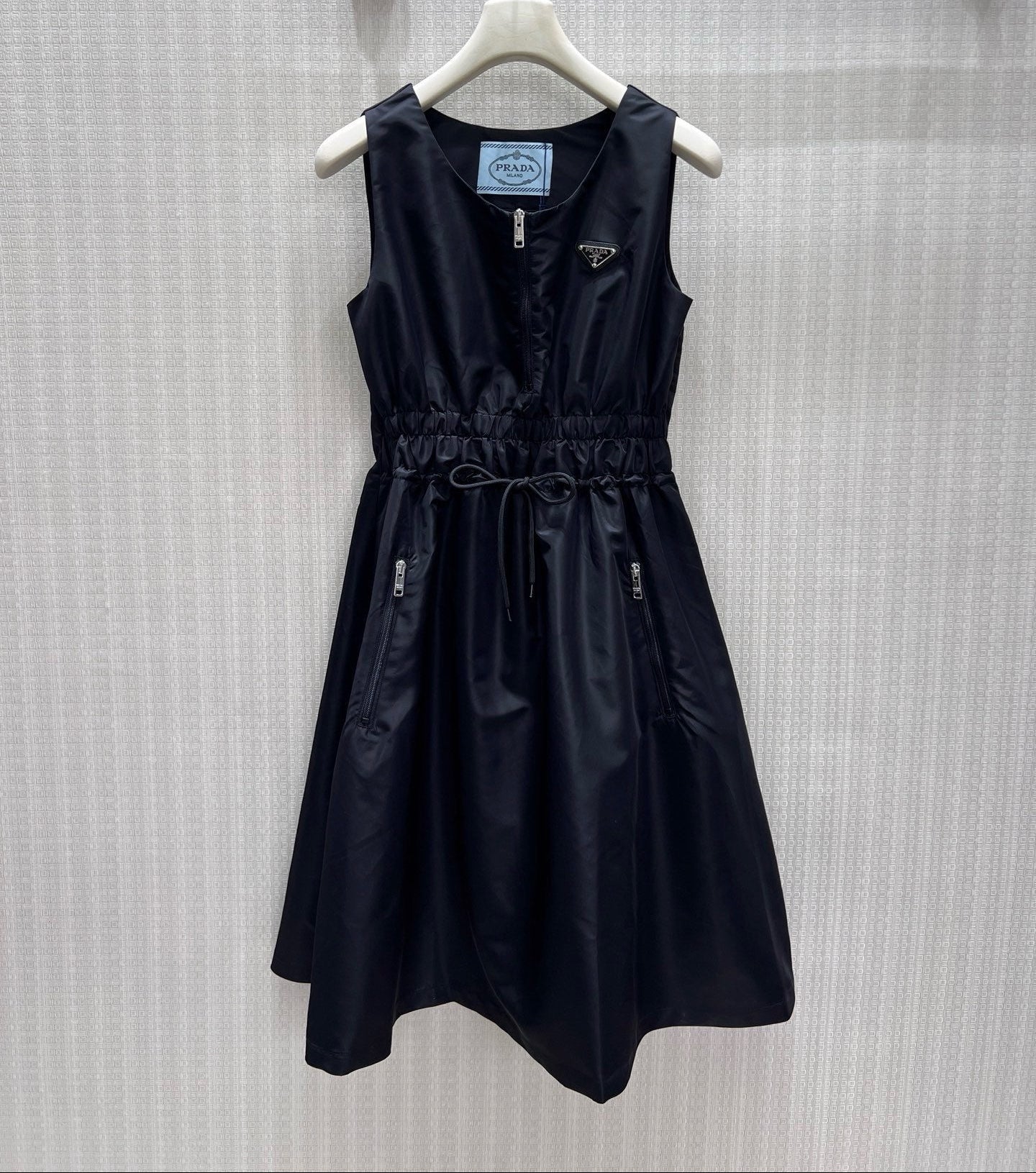 Prada 2026 Vest Dress Black Polyamide 399121
