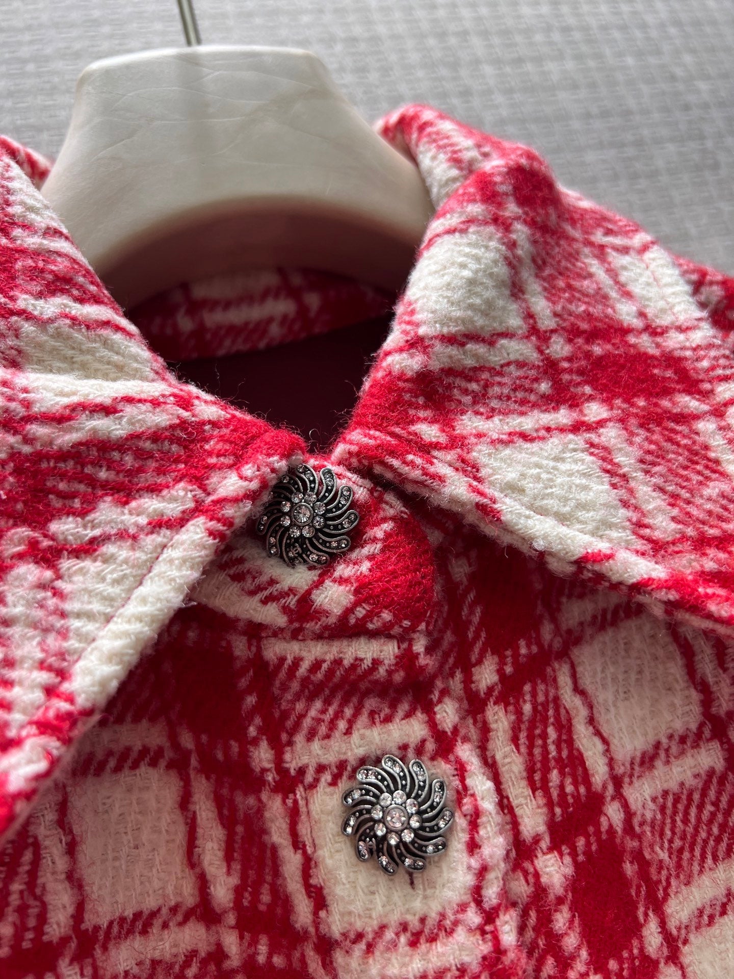 CC 26s Métiers d’art 2026 Shirt Red & Ivory Wool 414722
