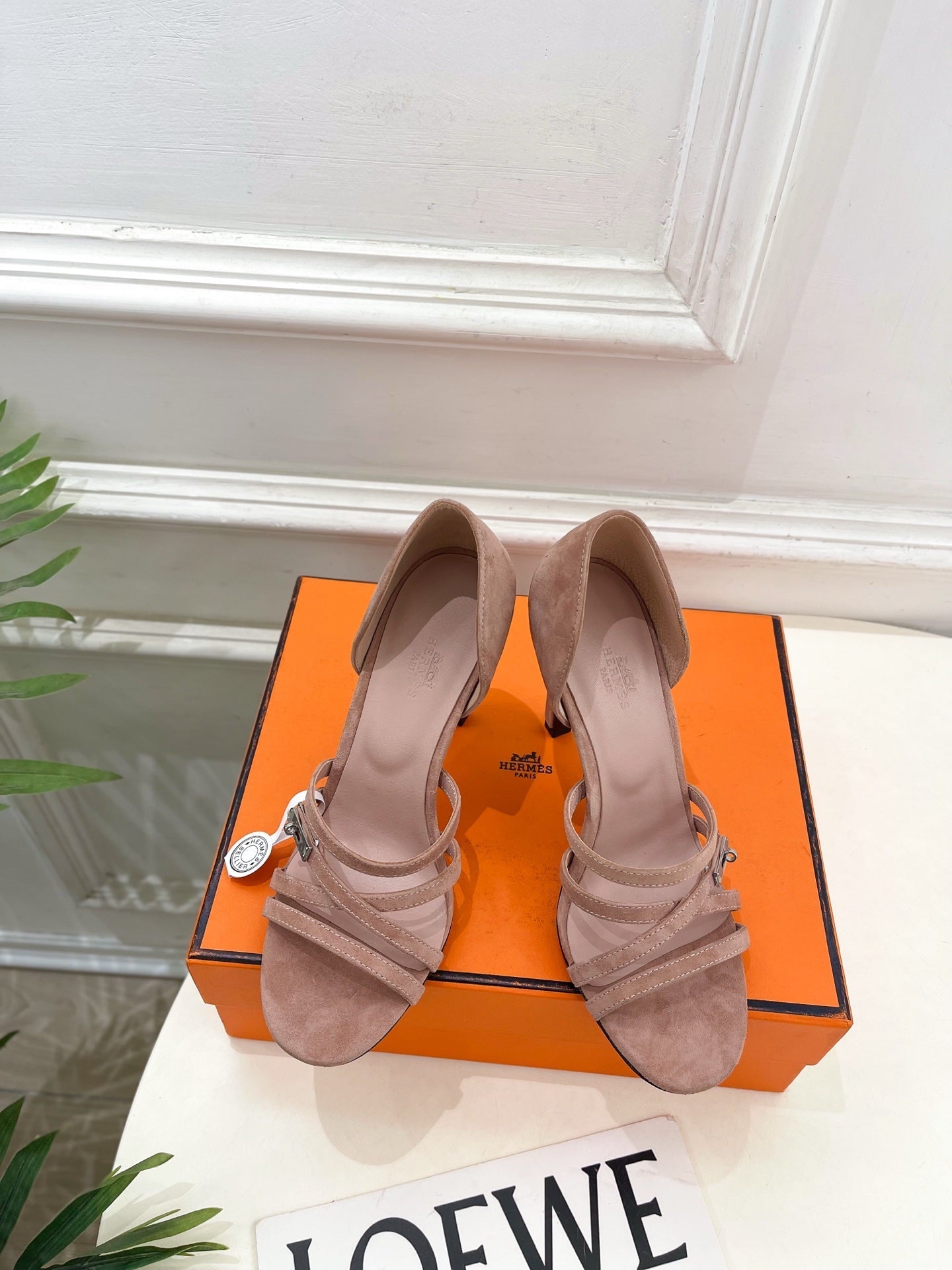 HM Lipstick 105 Sandals Brownish Suede 536141
