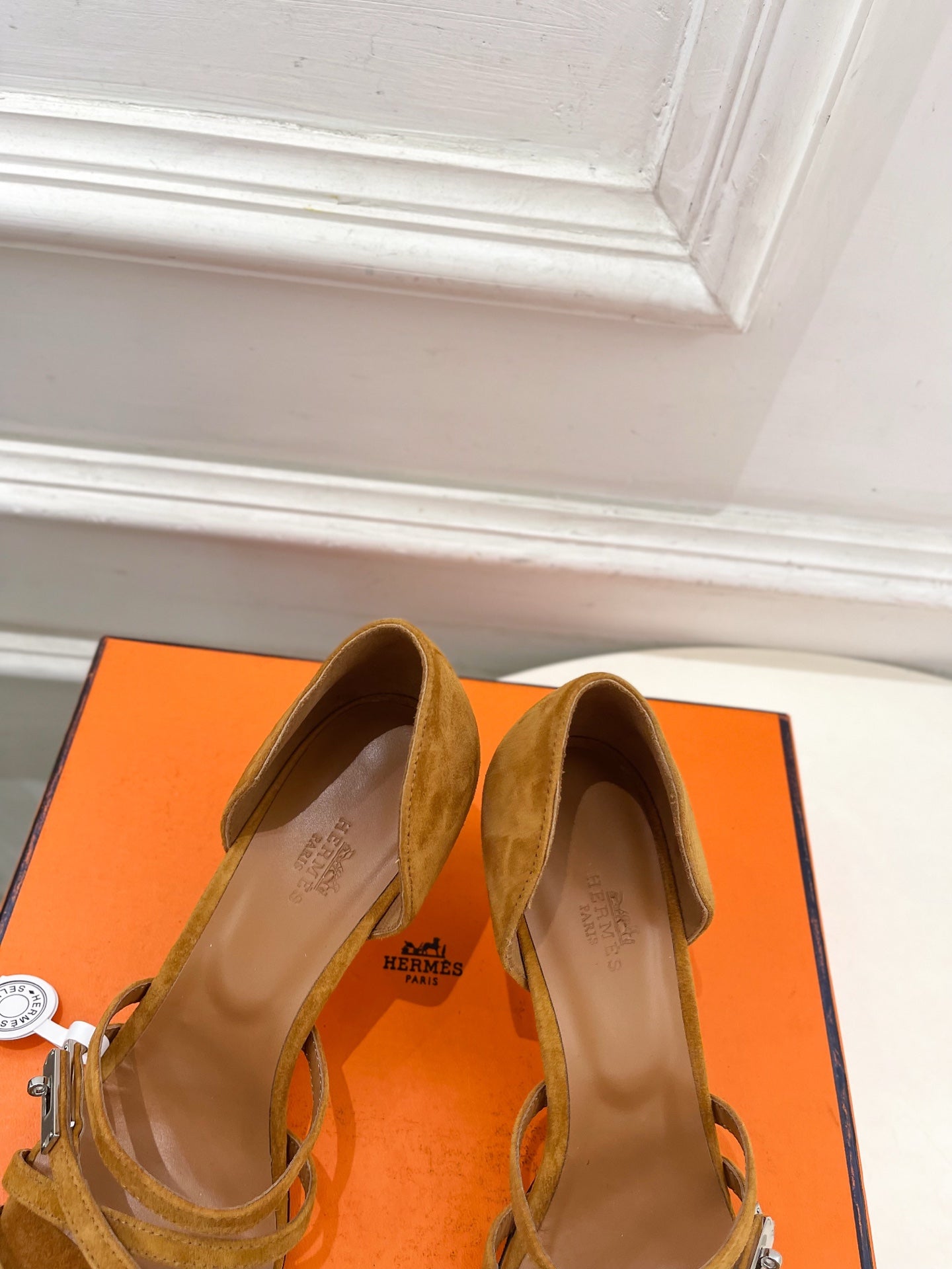 HM Lipstick 65 Sandals Brown Suede 536143