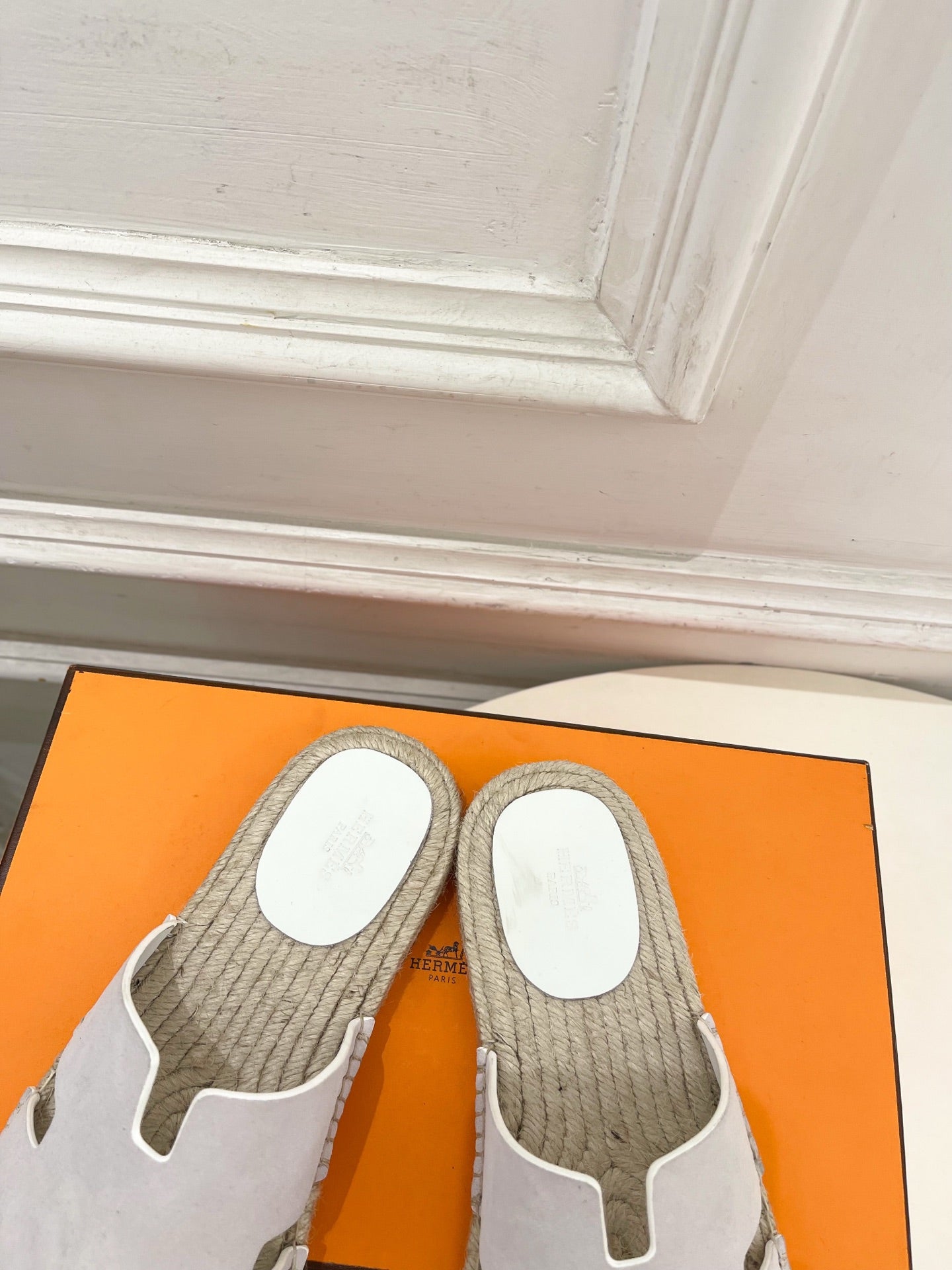 HM Antigua Espadrille Light Pink Suede Raffia 631937