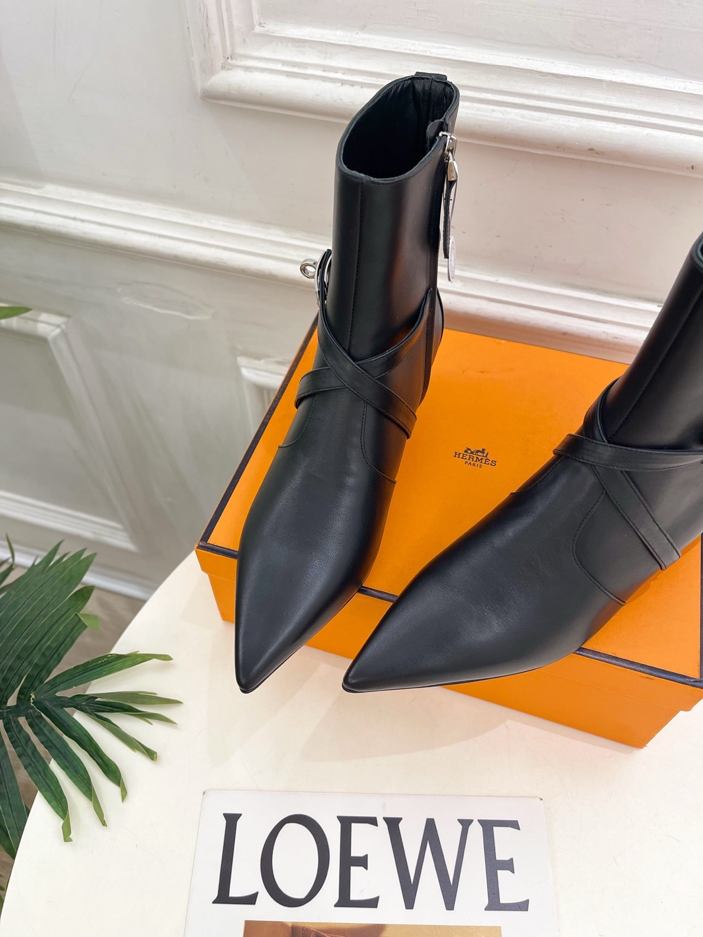 HM 26s Nice 40 Ankle Boot Black Lambskin 947288