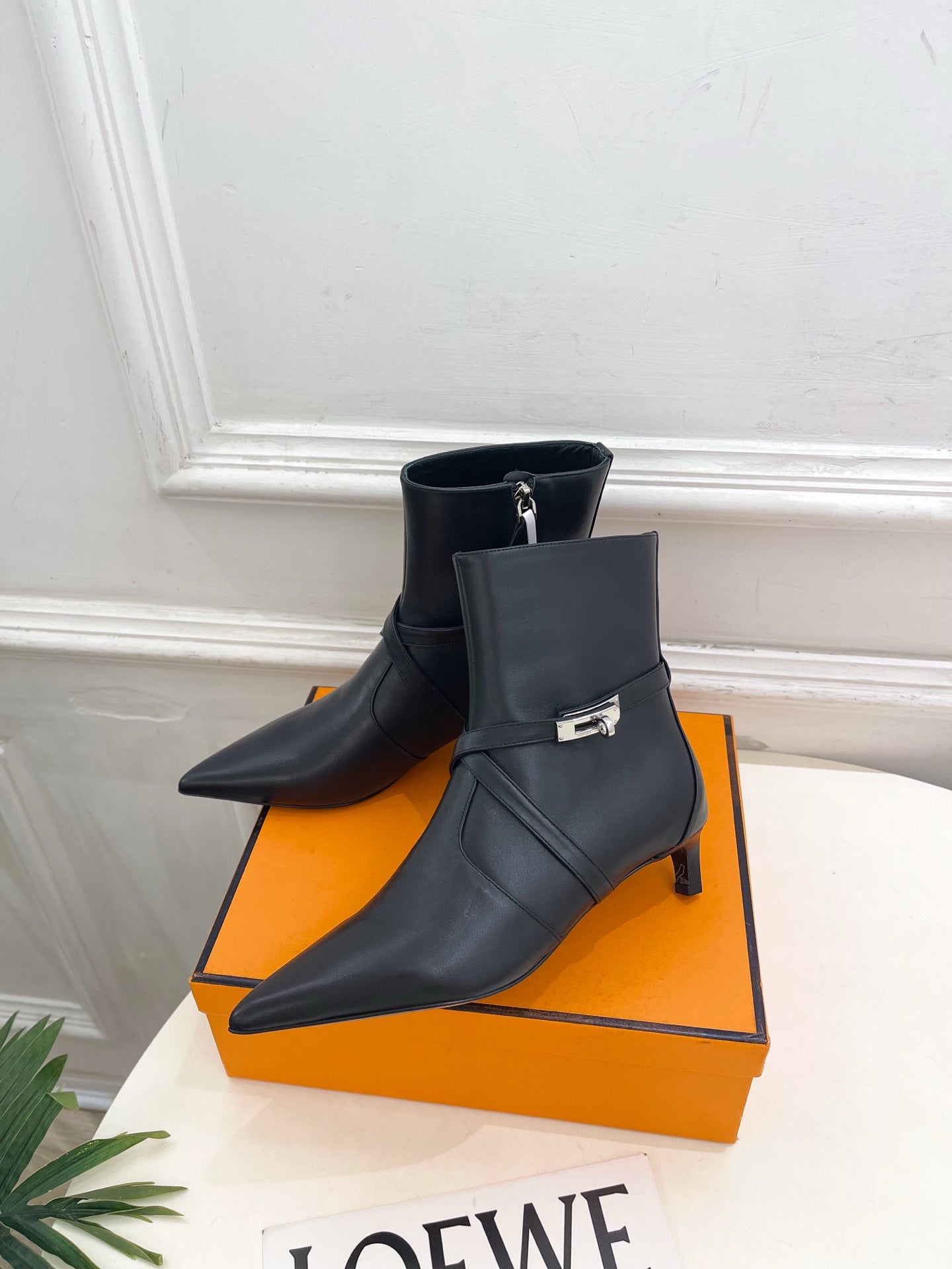 HM 26s Nice 40 Ankle Boot Black Lambskin 947288
