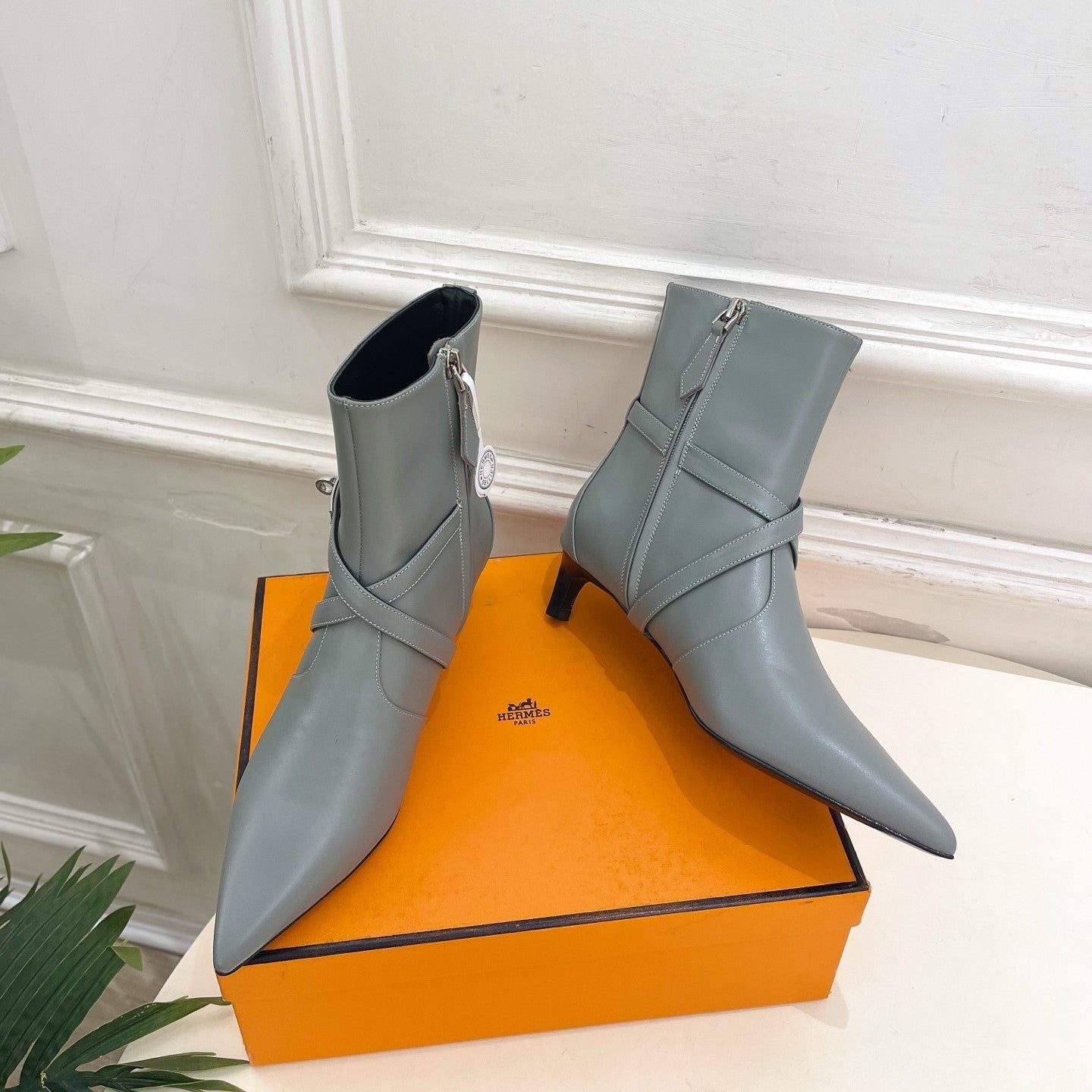 HM 26s Nice 40 Ankle Boot Grey Lambskin 947290